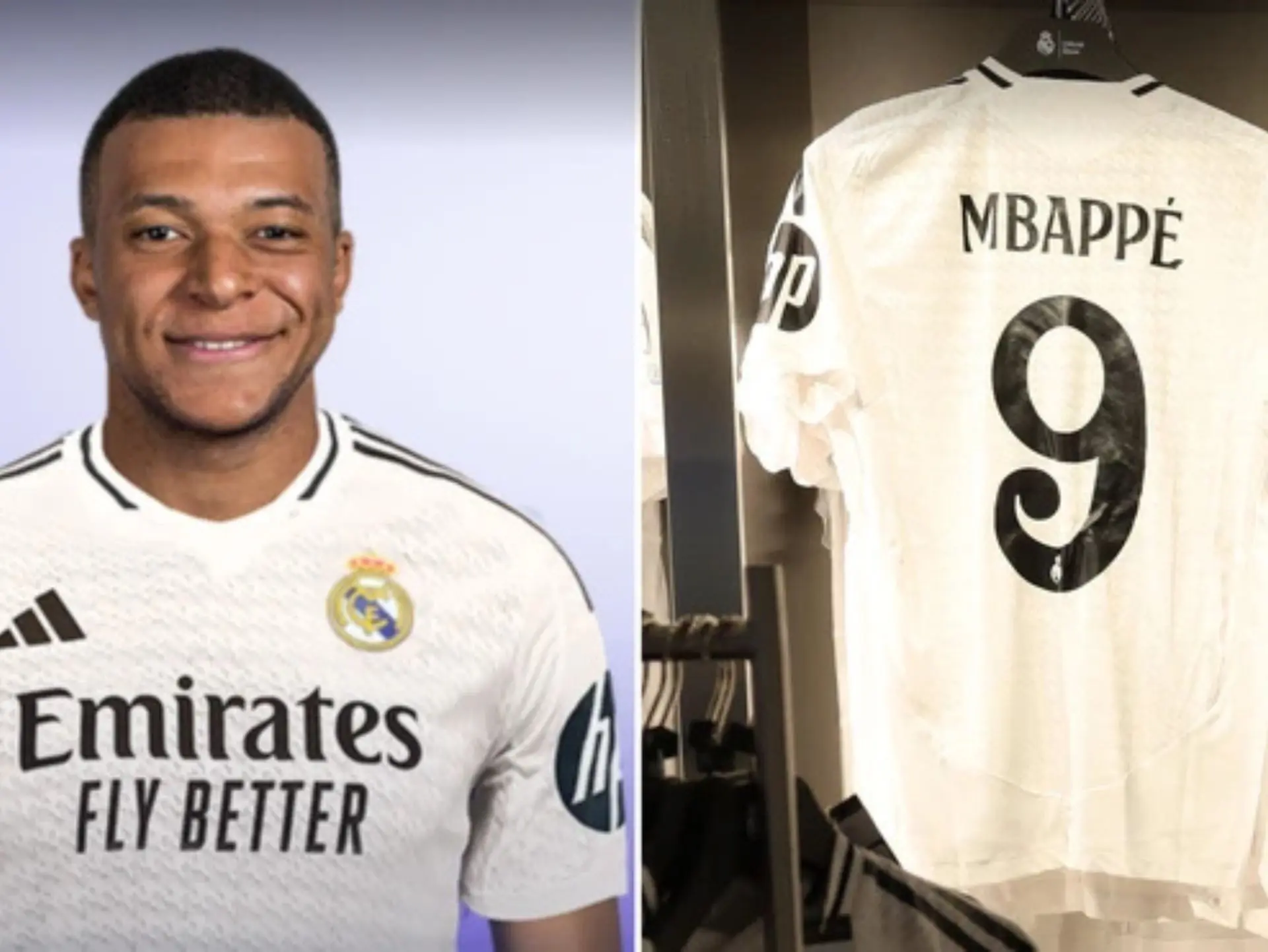 Áo đấu Real Madrid của Mbappe