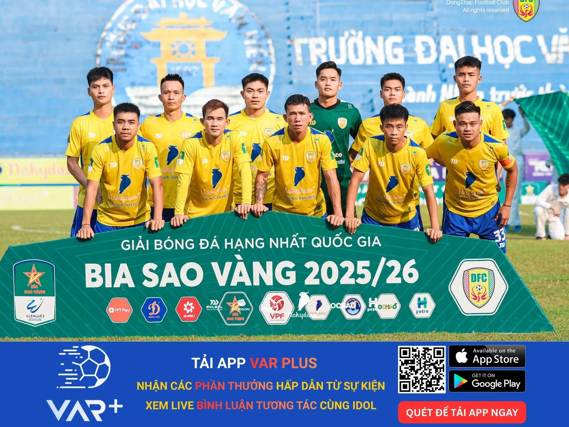 câu lạc bộ bóng đá Đồng Tháp và khát vọng tìm lại ánh hào quang