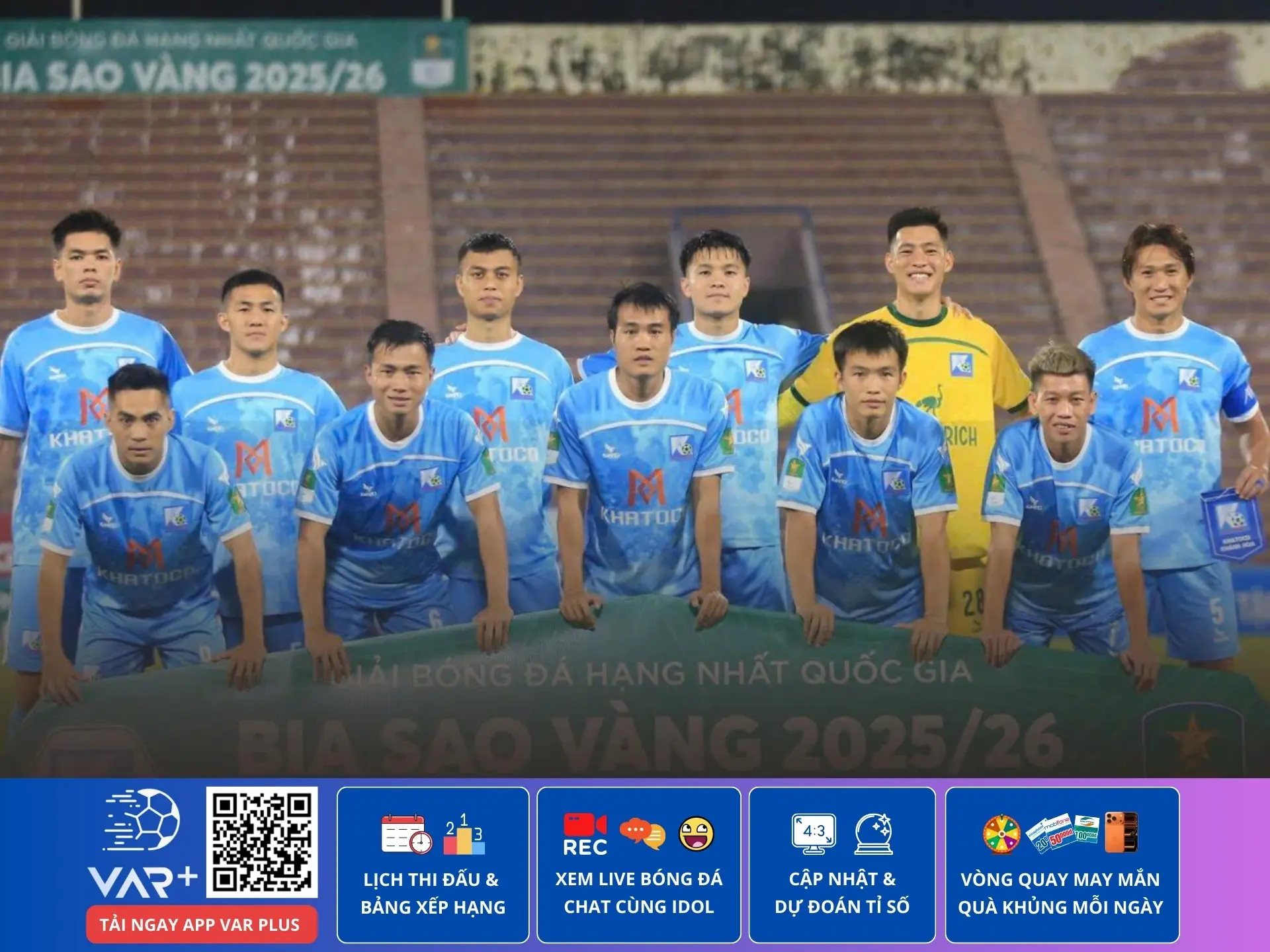 Câu lạc bộ bóng đá Khánh Hòa: Cơn lốc biển xanh và hành trình tìm lại hào quang