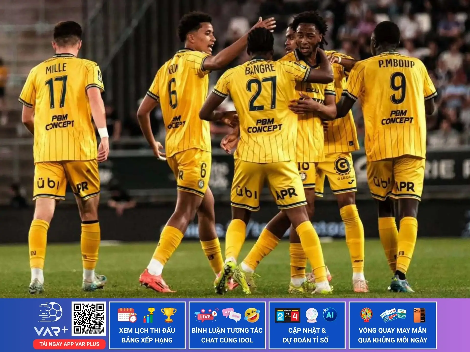 Câu lạc bộ bóng đá Pau FC: biểu tượng của sự kiên trì và khát vọng vươn lên 1 câu lạc bộ bóng đá Pau FC