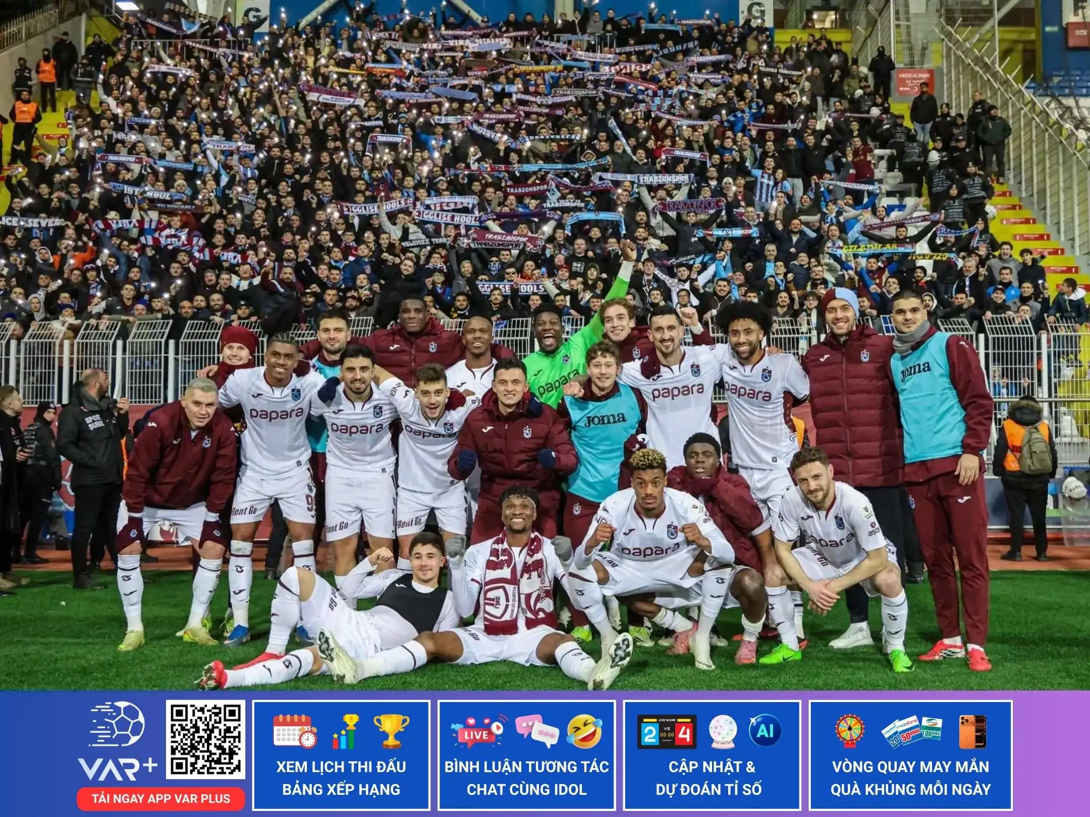 Câu lạc bộ bóng đá Trabzonspor: Cơn bão Biển Đen và cuộc nổi loạn vĩ đại 1 Câu lạc bộ bóng đá Trabzonspor: Cơn bão Biển Đen và cuộc nổi loạn vĩ đại
