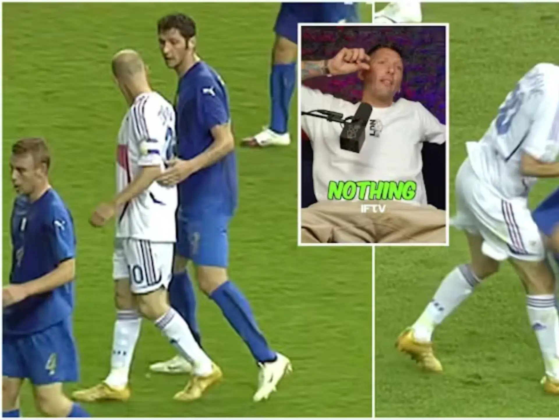 Materazzi đã cố tình khiêu khích Zidane