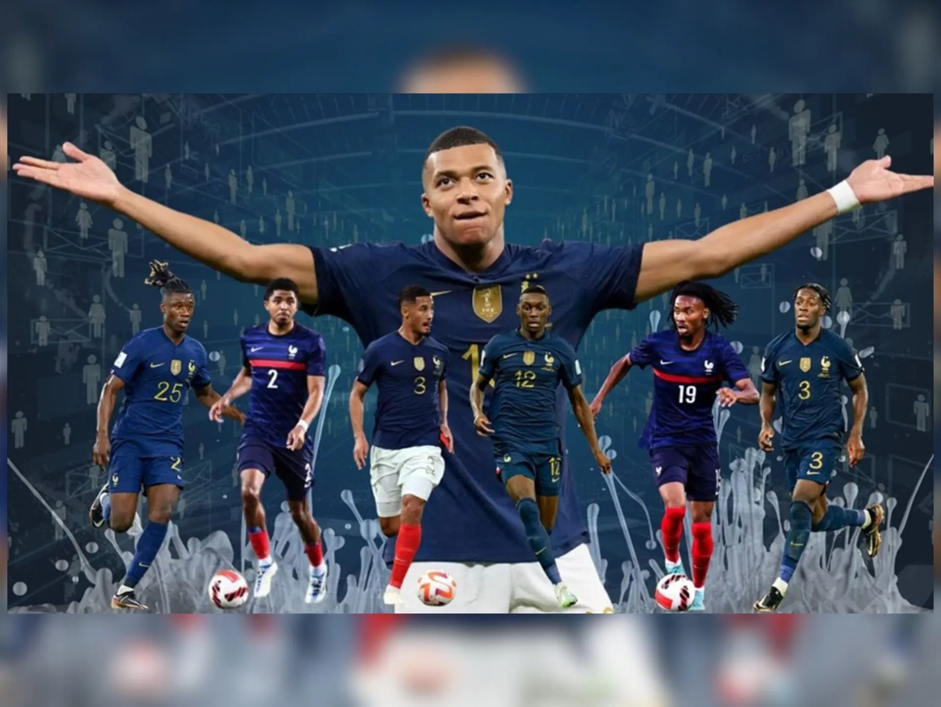 Thứ hạng của đội tuyển bóng đá quốc gia Pháp: Cuộc đua tam mã 3 Mbappe vẫn là ngôi sao sáng nhất, là đầu tàu của đội tuyển Pháp