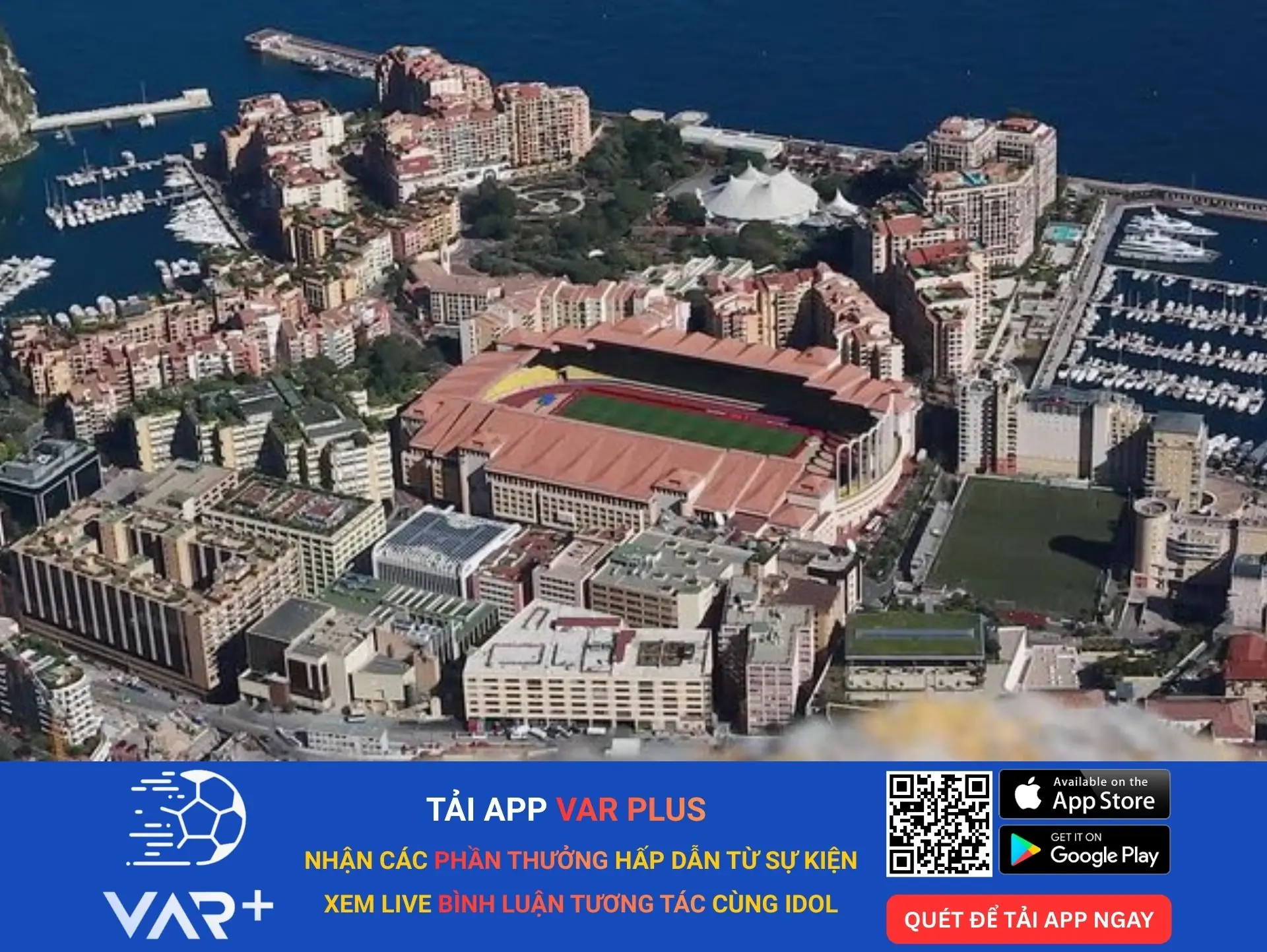 Sân nhà của câu lạc bộ AS Monaco là sân vận động Louis II (Stade Louis II)