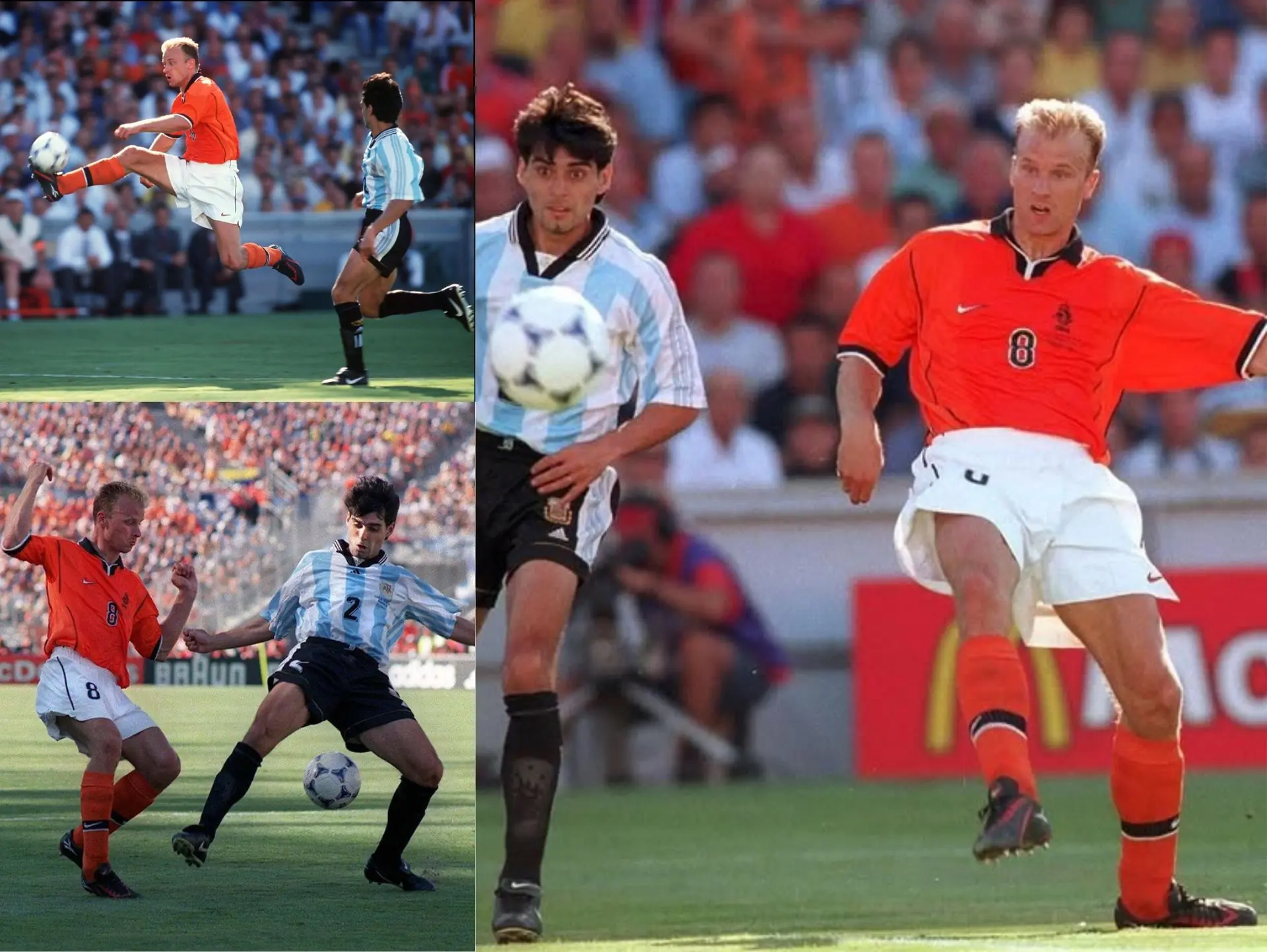 France 98 World Cup: Những bí ẩn, siêu phẩm và những sự thay đổi kinh điển 6 Dennis Bergkamp ghi bàn thắng kinh điển trước Argentina