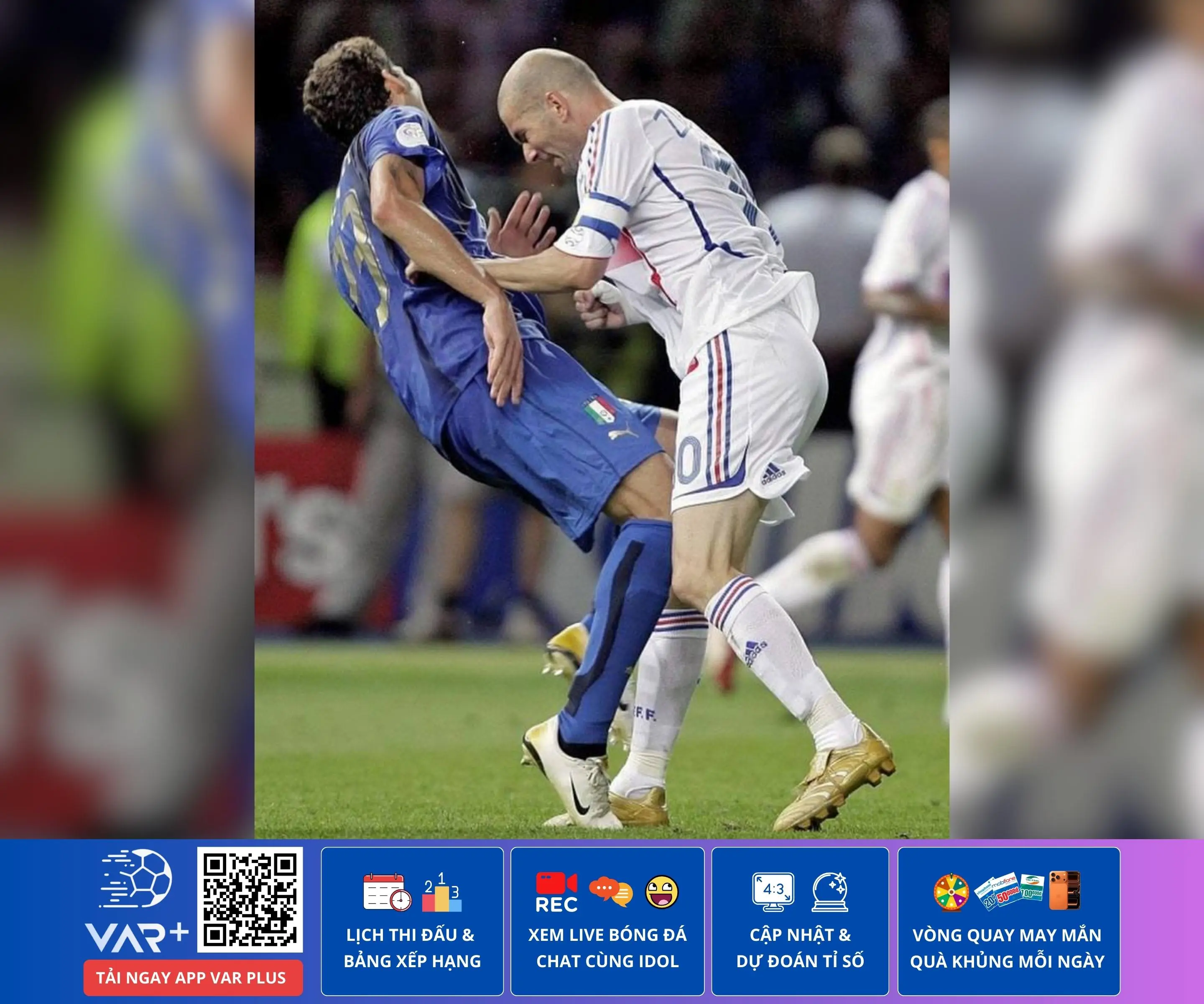Sự thật cú húc đầu của Zidane tại chung kết World Cup 2006