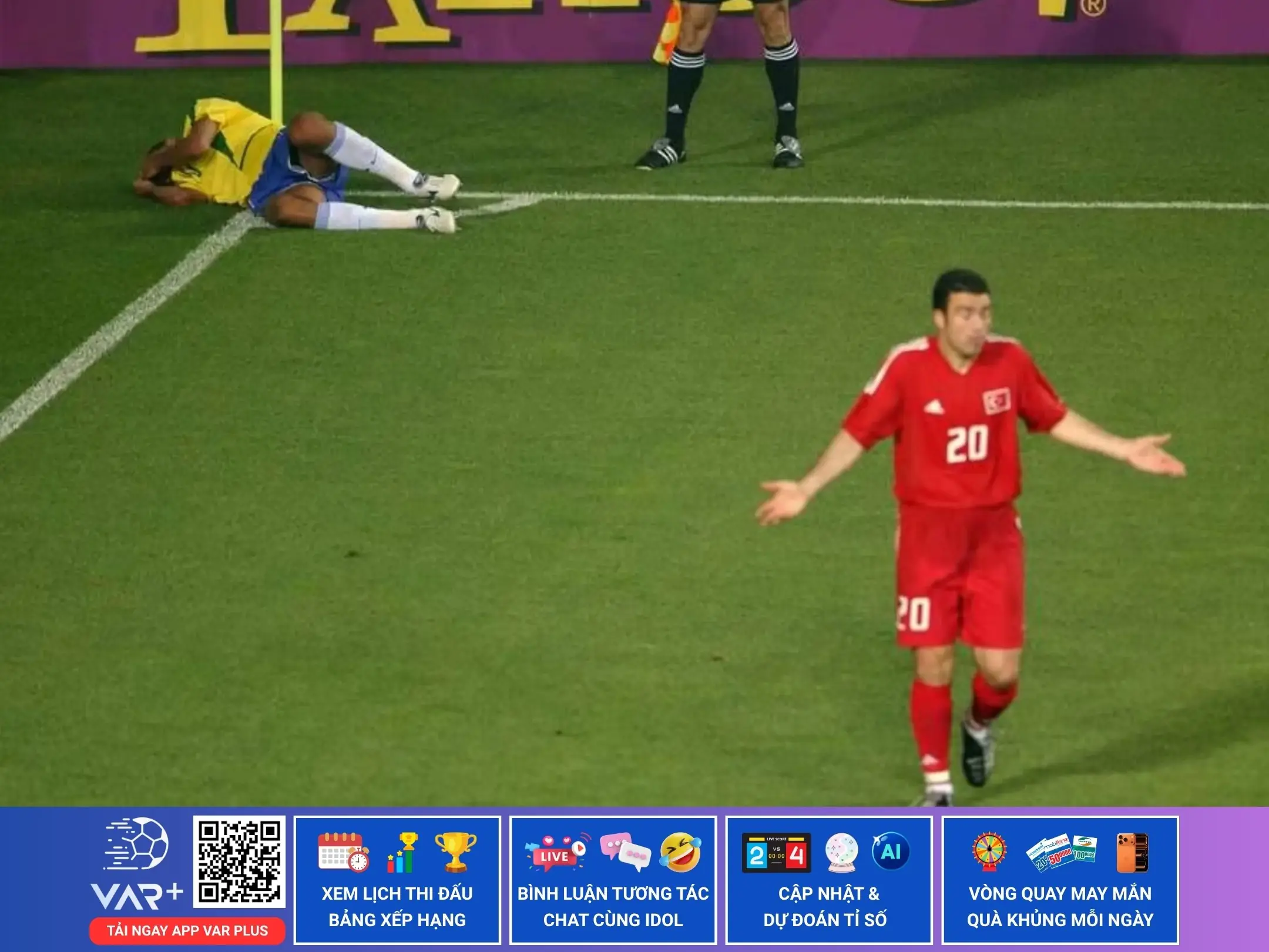 World Cup 2002: Rivaldo và cú ăn vạ thế kỷ - khi thiên tài hóa thân thành "kịch sĩ" 1 Rivaldo và cú ăn vạ tại World Cup 2002