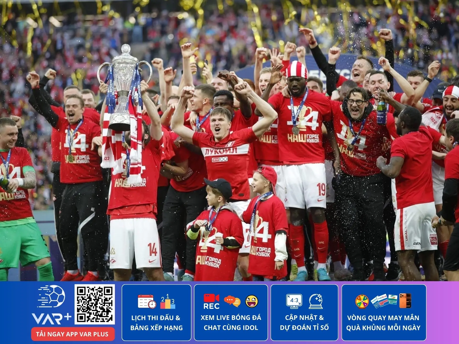 Câu lạc bộ bóng đá Spartak Moskva: Huyền thoại của bóng đá Nga