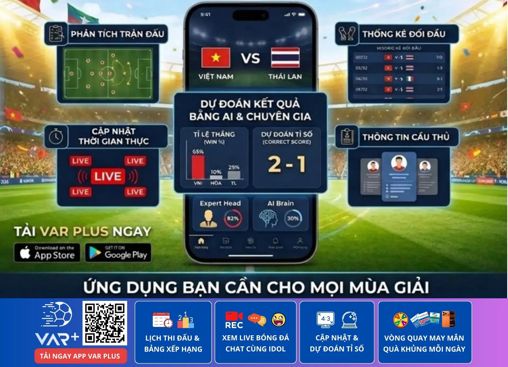 Nhận định bóng đá hôm nay: Bí quyết dự đoán kết quả các trận đấu để ẵm giải mini game từ VAR Plus mùa World Cup 2026