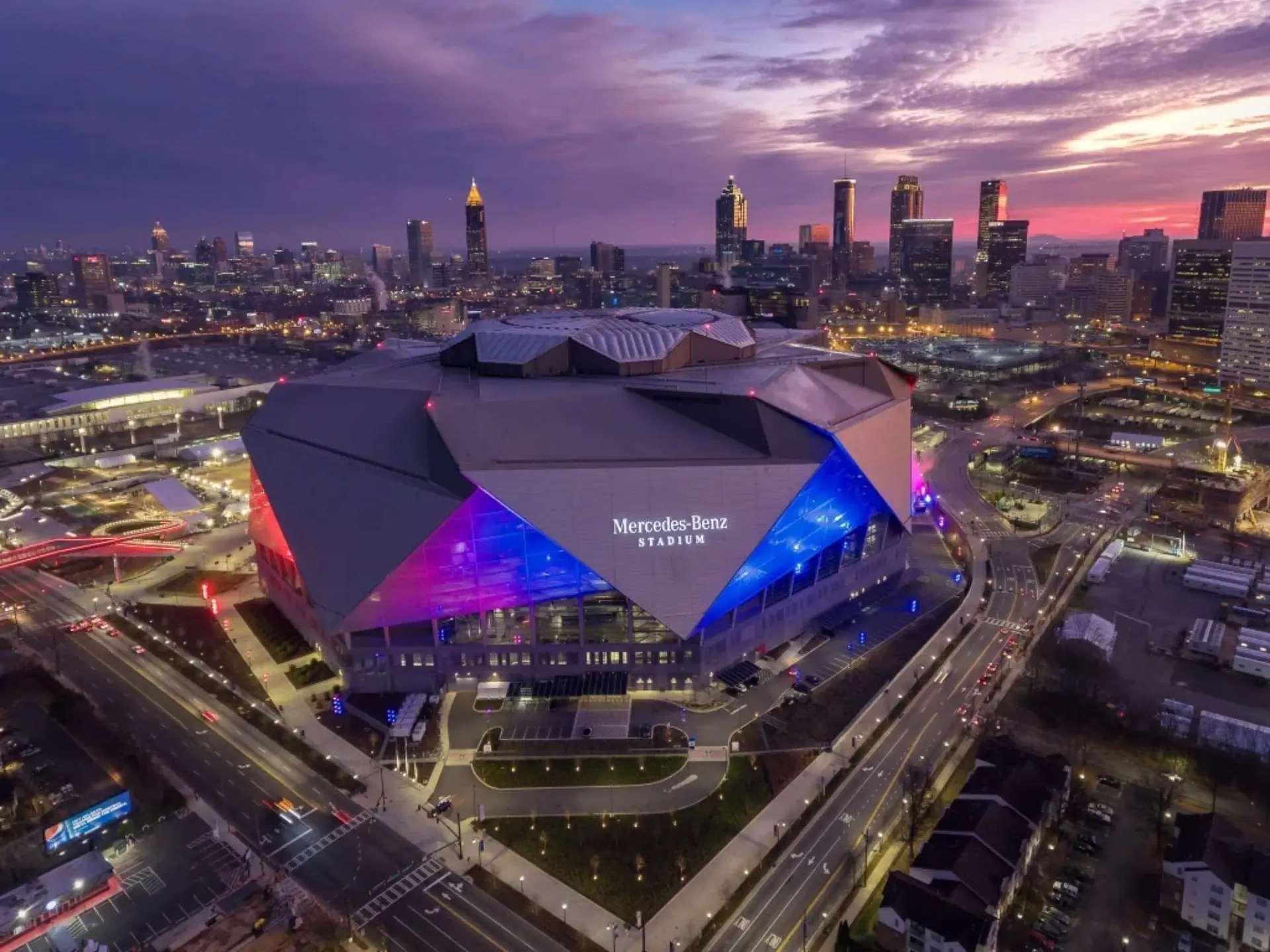 Sân Mercedes Benz là sân nhà của Atlanta United
