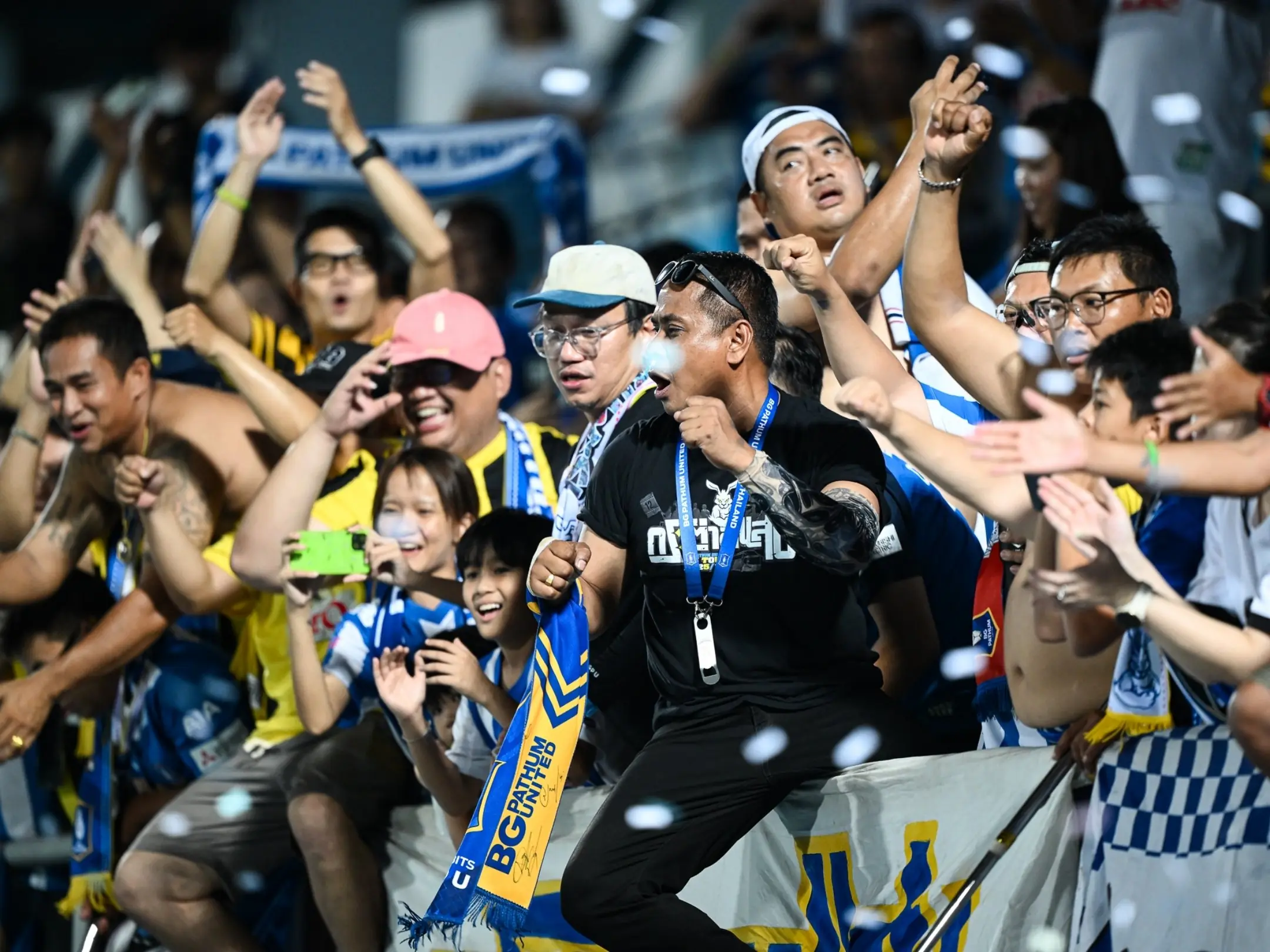 Câu lạc bộ BG Pathum United có các cổ động viên vô cùng cuồng nhiệt