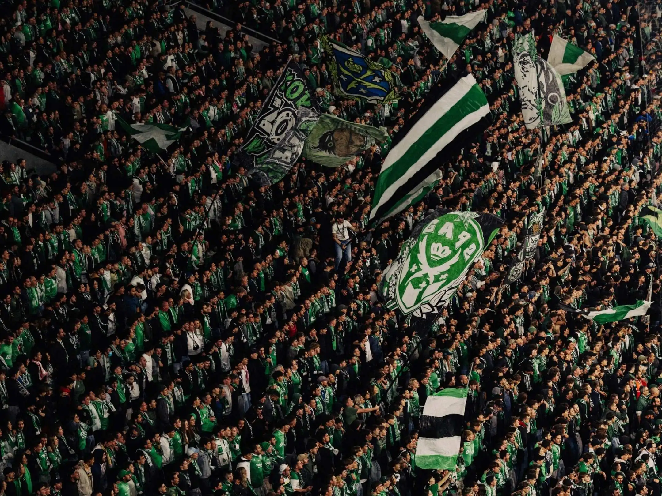 Các cổ động viên cực cháy của AS Saint-Étienne