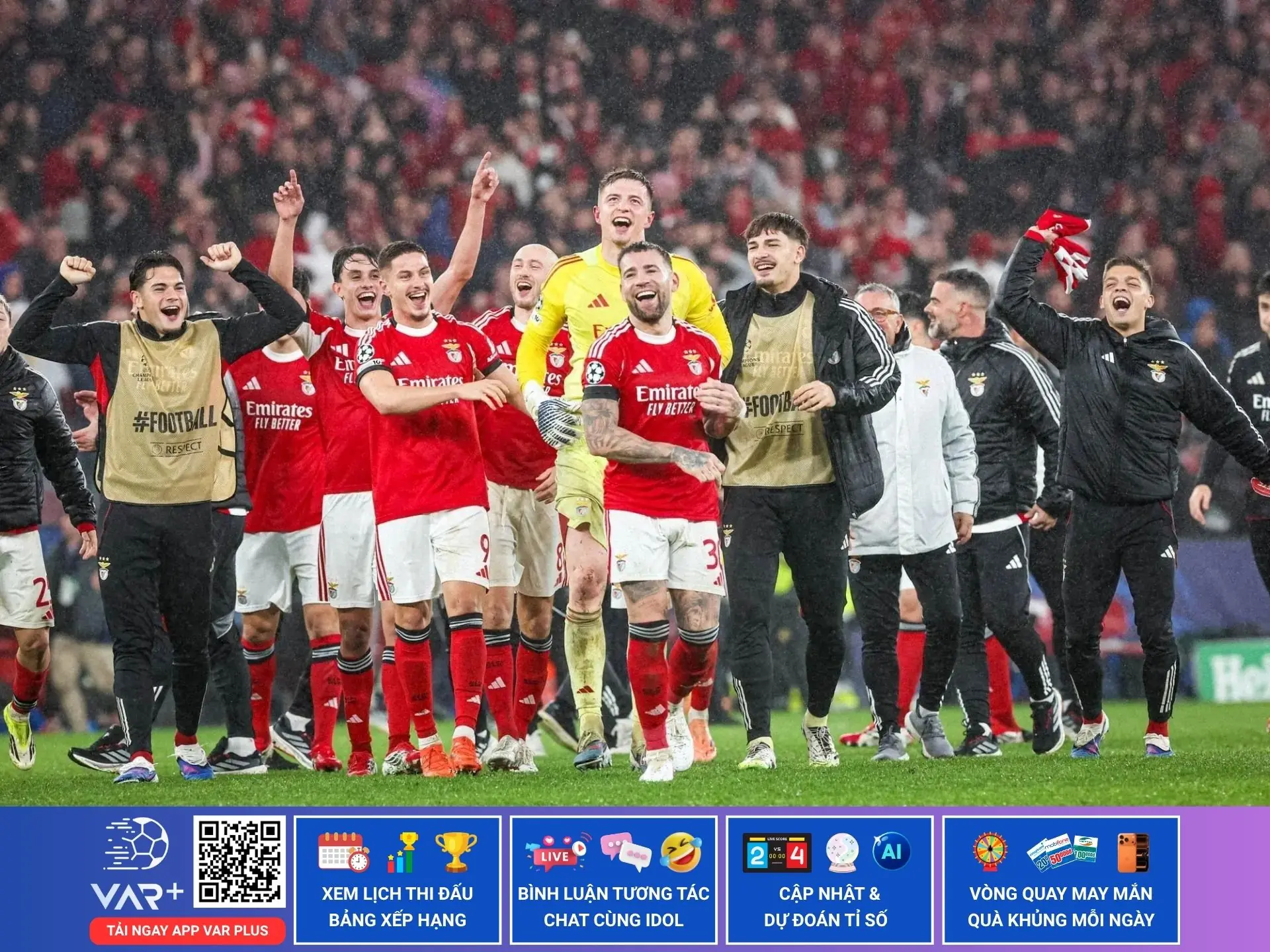 Câu lạc bộ bóng đá Benfica: Ánh sáng vĩnh cửu từ Lisbon 1 Câu lạc bộ bóng đá Benfica: sắc đỏ quả cảm