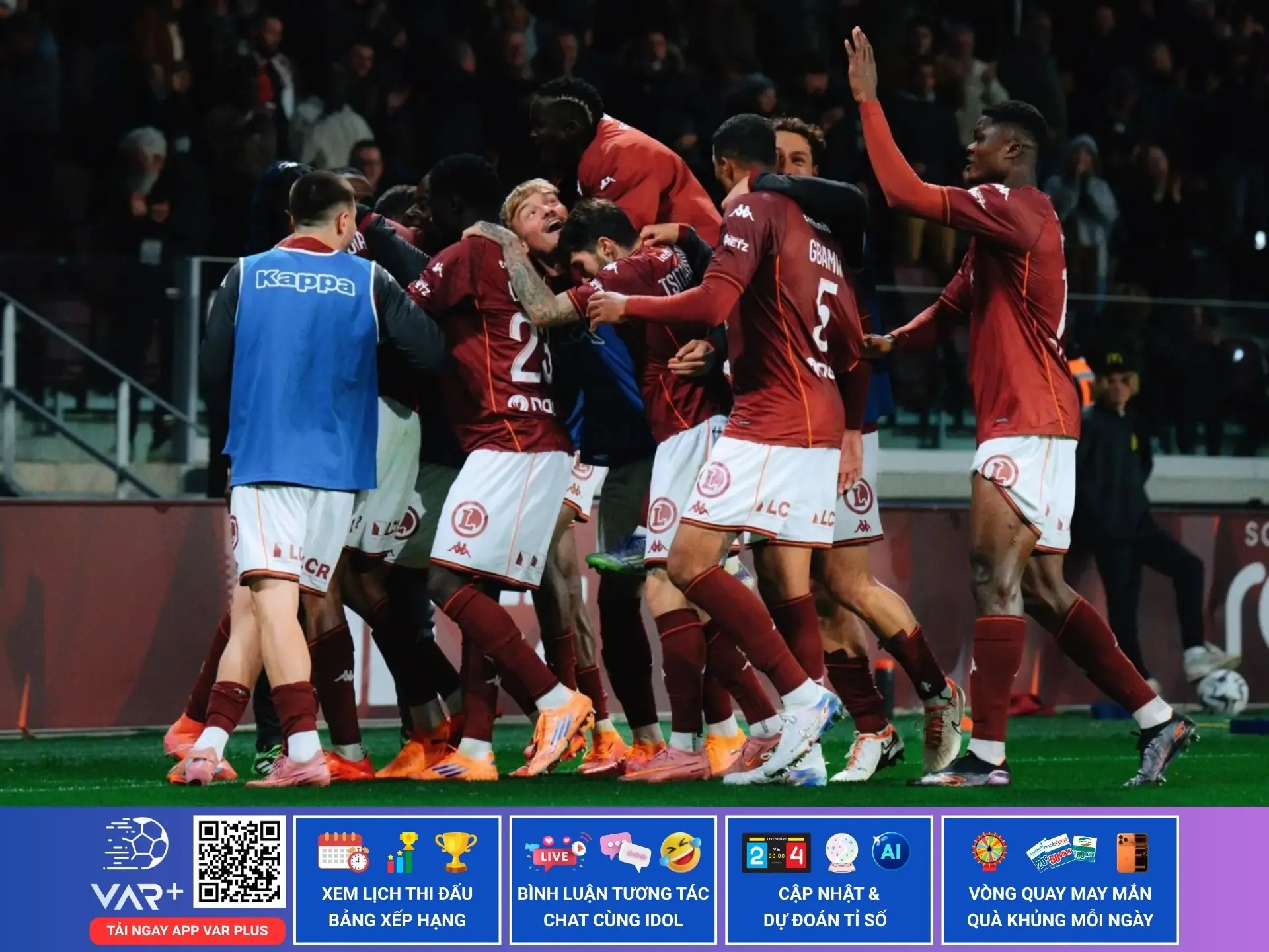 Câu lạc bộ bóng đá Metz, hành trình chông gai tại Ligue One năm 2026
