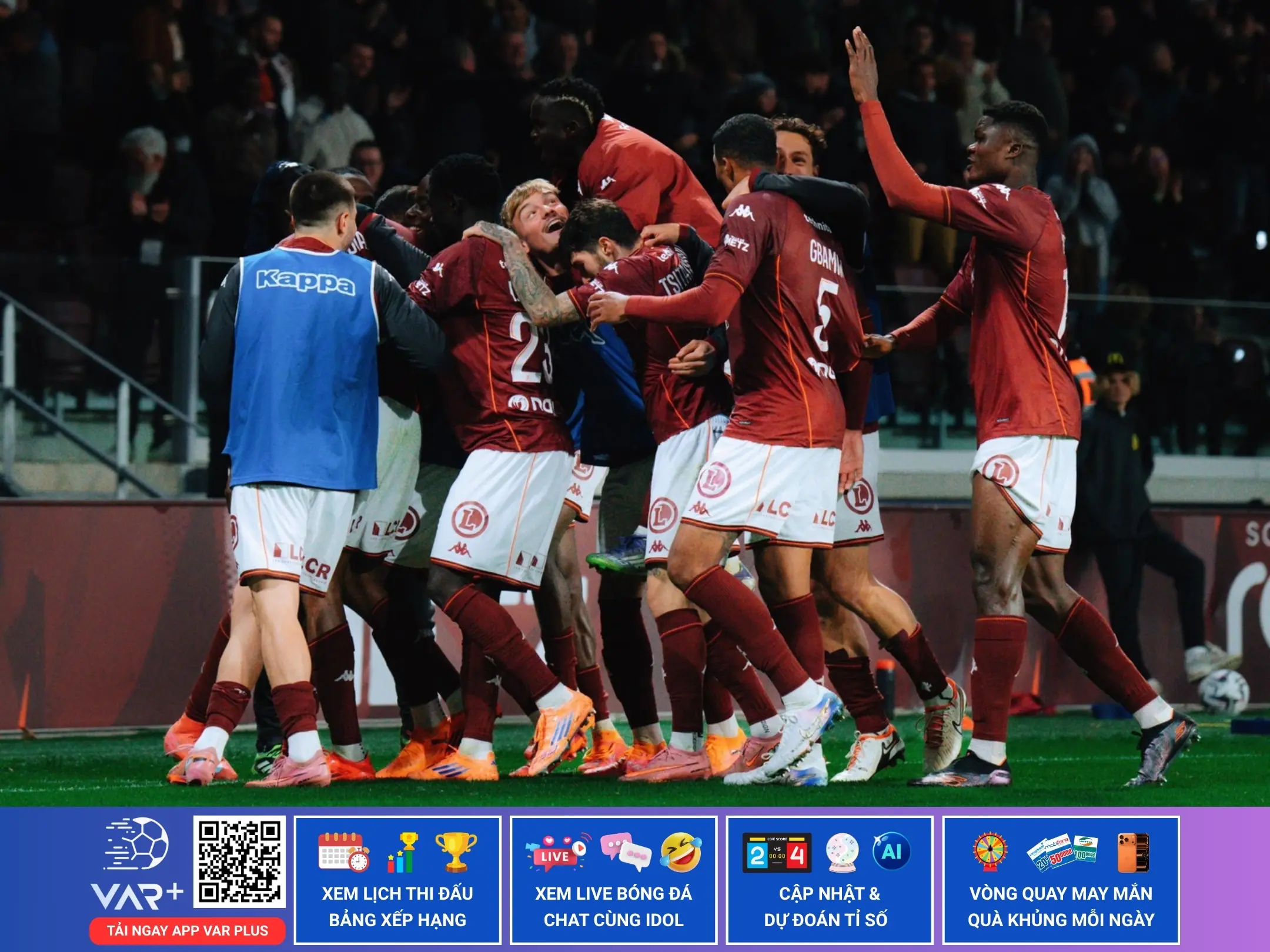 Câu lạc bộ bóng đá Metz, hành trình chông gai tại Ligue One năm 2026