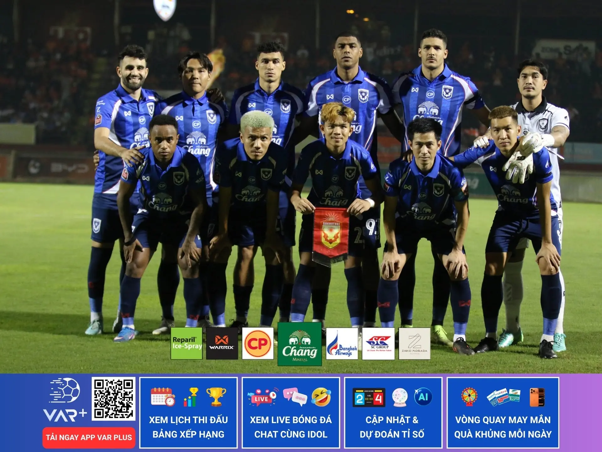 Câu lạc bộ bóng đá Sukhothai: Biểu tượng mạnh mẽ từ Thái Lan