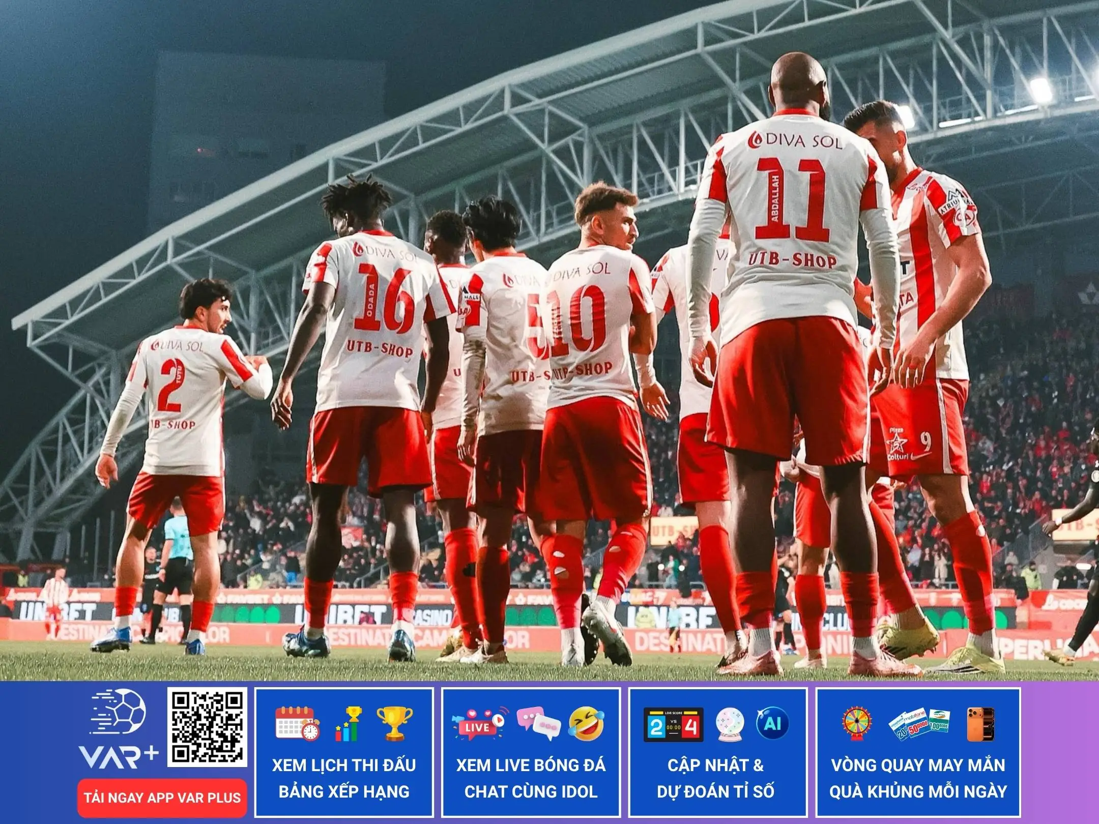 Câu lạc bộ bóng đá UTA Arad: Bản hùng ca đỏ trắng bên dòng Mureș