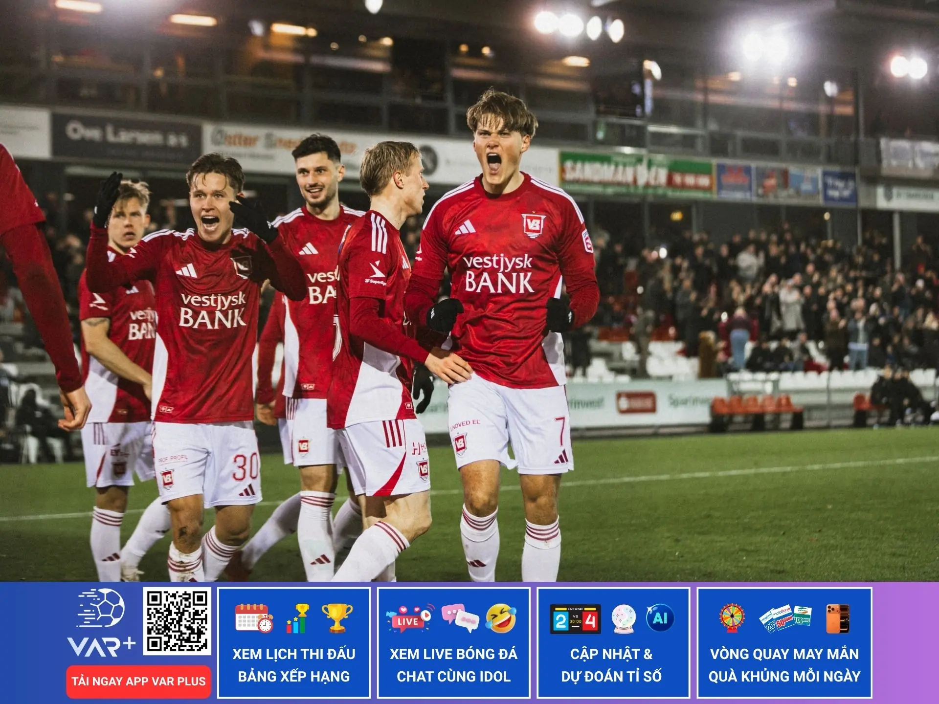 Câu lạc bộ bóng đá Vejle Boldklub, sắc đỏ De Røde đam mê và nhiệt huyết 1 Câu lạc bộ bóng đá Vejle Boldklub, sắc đỏ De Røde đam mê và nhiệt huyết