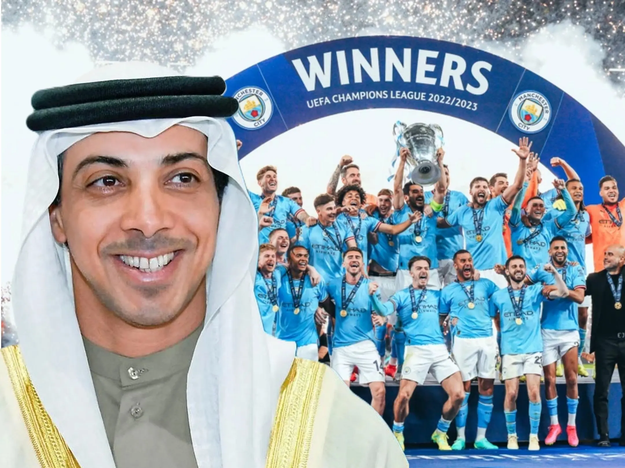 Chủ tịch của câu lạc bộ bóng đá Manchester City là ông Sheikh Mansour 