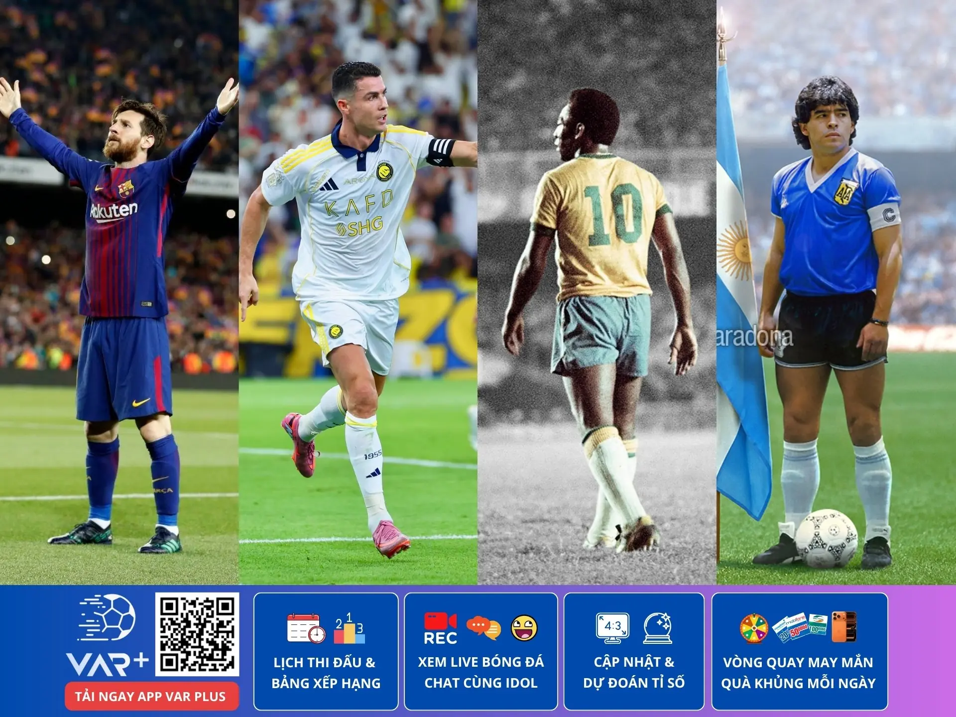 GOAT trong bóng đá là ai? Tiêu chí nào quyết định, cùng phân tích các vị vua của bóng xem ai là người xứng đáng?