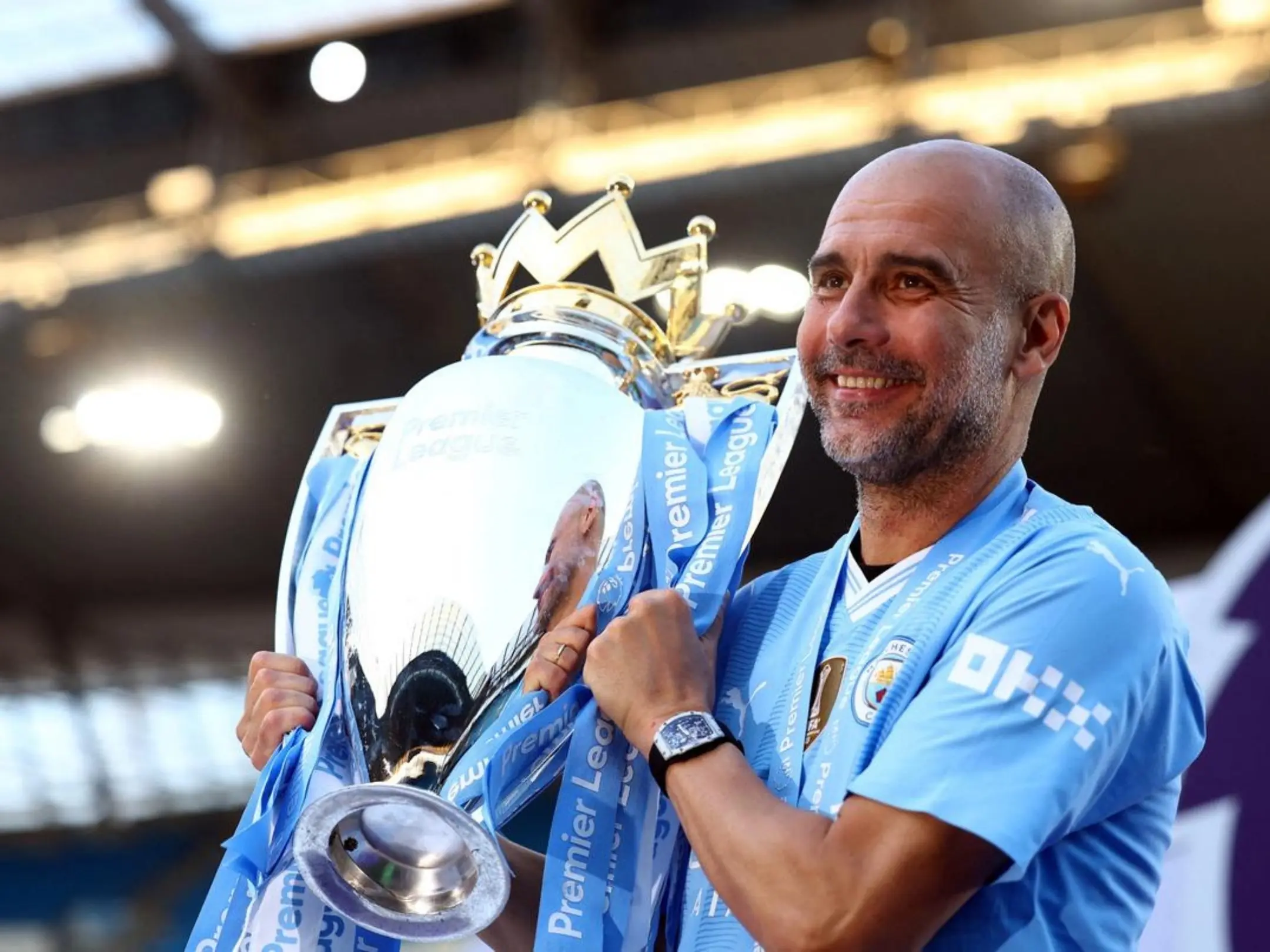 Huấn luyện viên hiện tại của câu lạc bộ bóng đá Manchester City là ông Pep Guardiola 