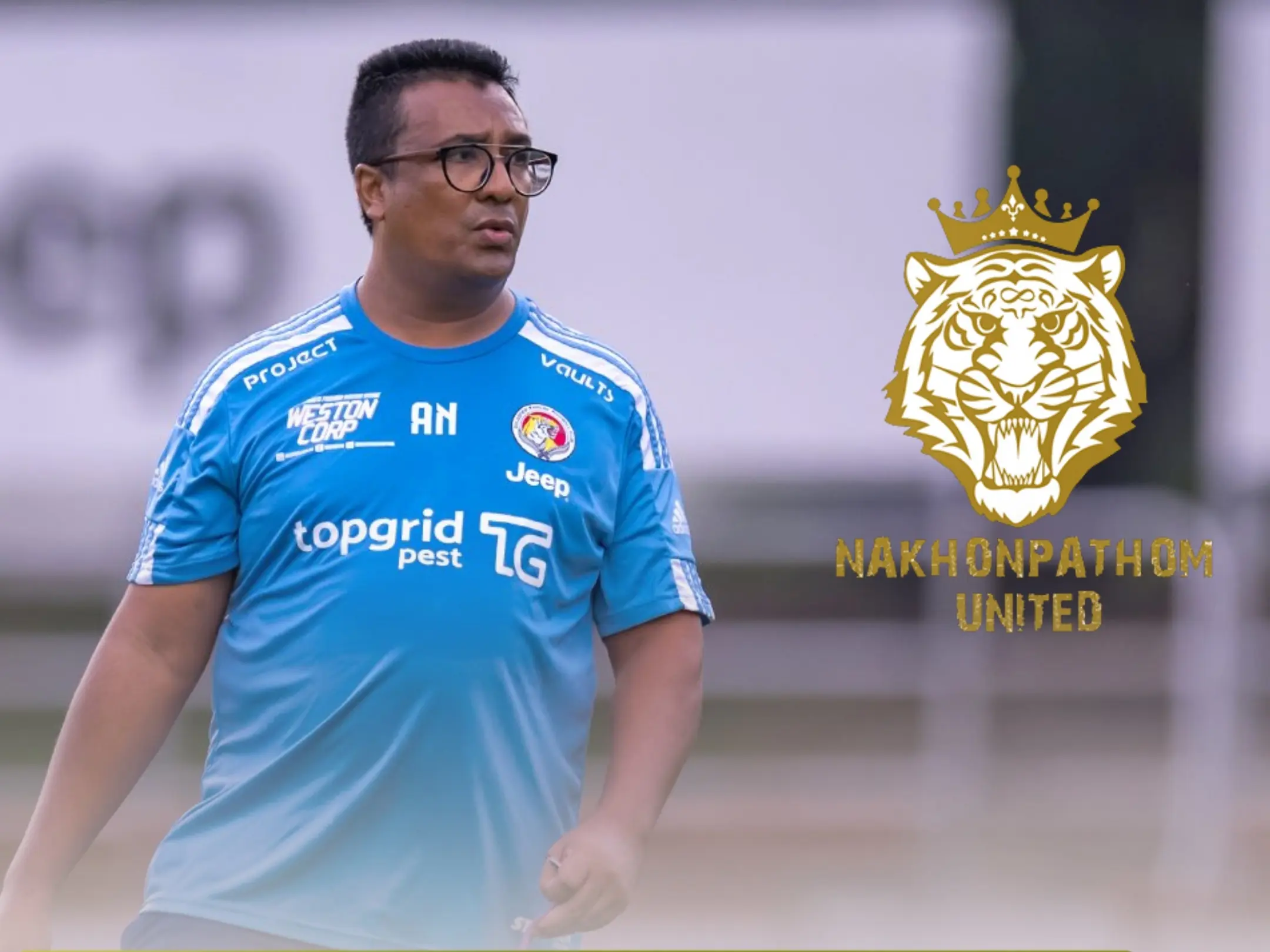 Câu lạc bộ bóng đá Nakhon Pathom United, chú hổ quả cảm và khát vọng vươn tầm 2 Huấn luyện viên hiện tại của câu lạc bộ bóng đá Nakhon Pathom United là ông Akbar Nawas