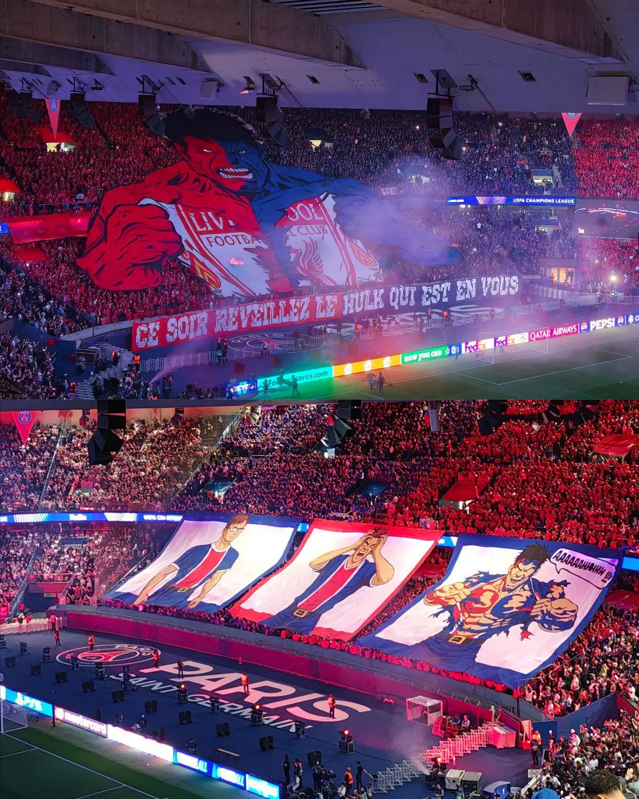 Các cổ động viên của Paris Saint-Germain nổi tiếng với phong cách cổ vũ phóng khoáng, thường xuyên tạo ra các tấm tifo hoành tráng