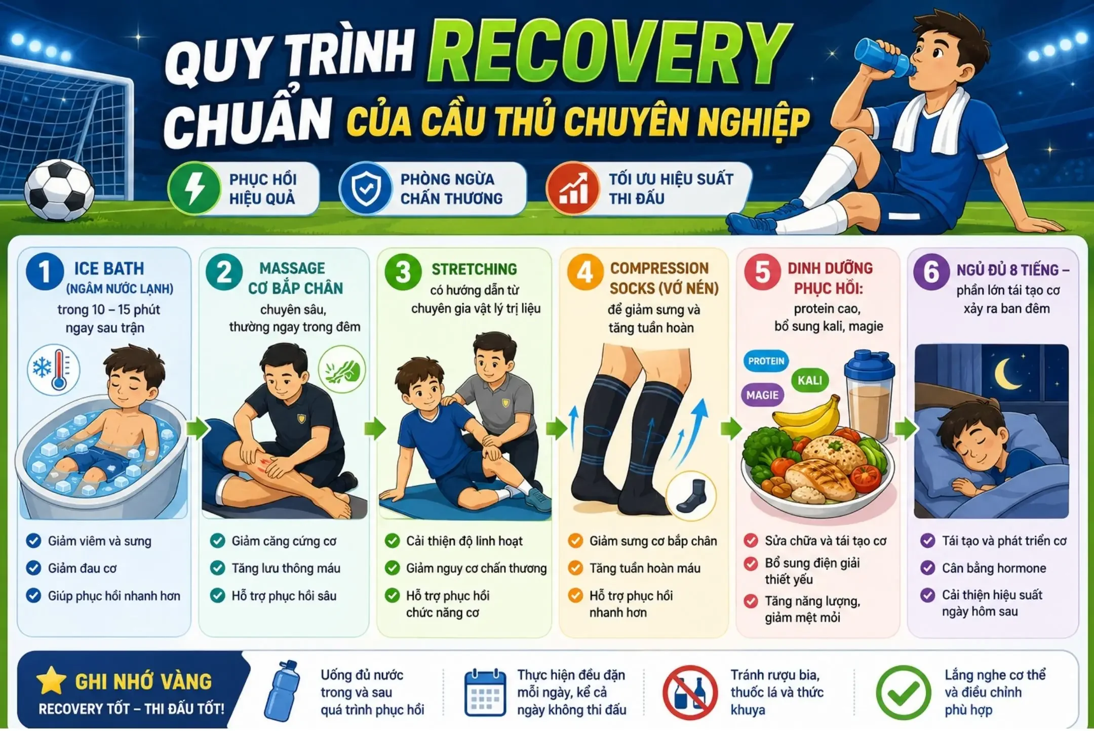 Cách xử lý khi gặp chấn thương bắp chân