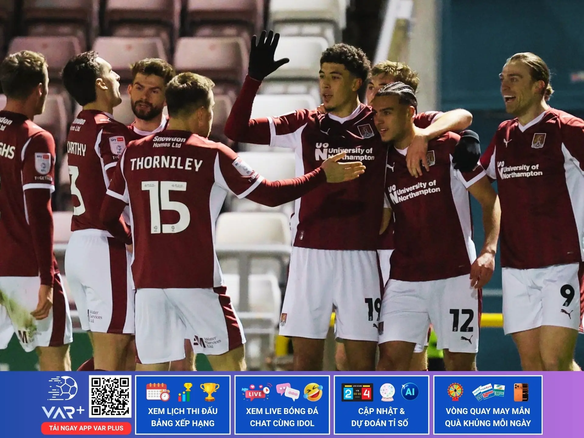 Câu lạc bộ bóng đá Northampton Town: khúc tráng ca của những người thợ đóng giày 1 Câu lạc bộ bóng đá Northampton Town: khúc tráng ca của những người thợ đóng giày