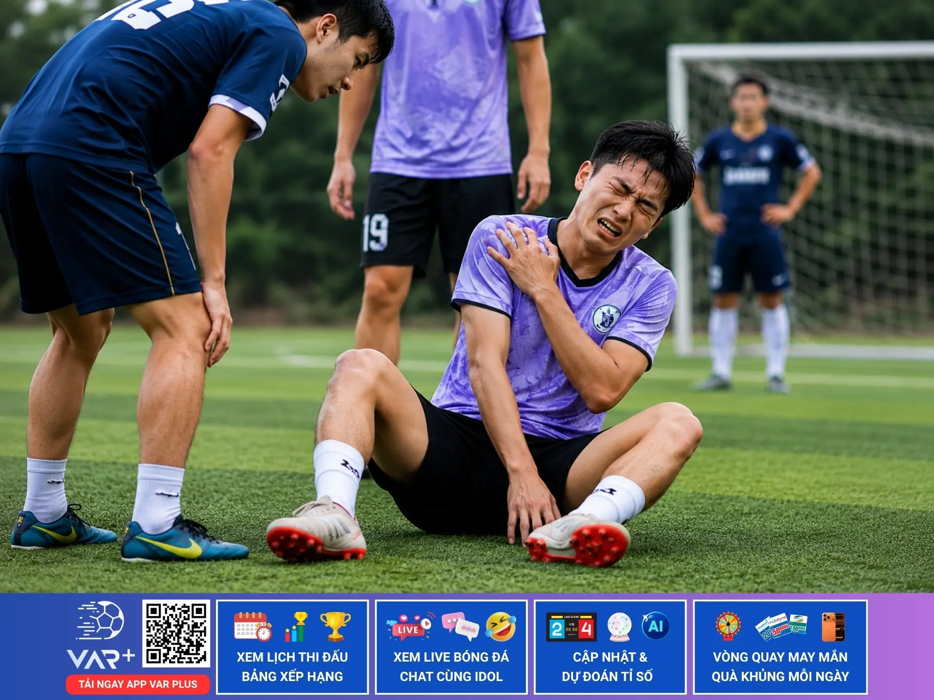 Chấn thương bả vai: khi đôi cánh của cầu thủ gãy giữa trận đấu