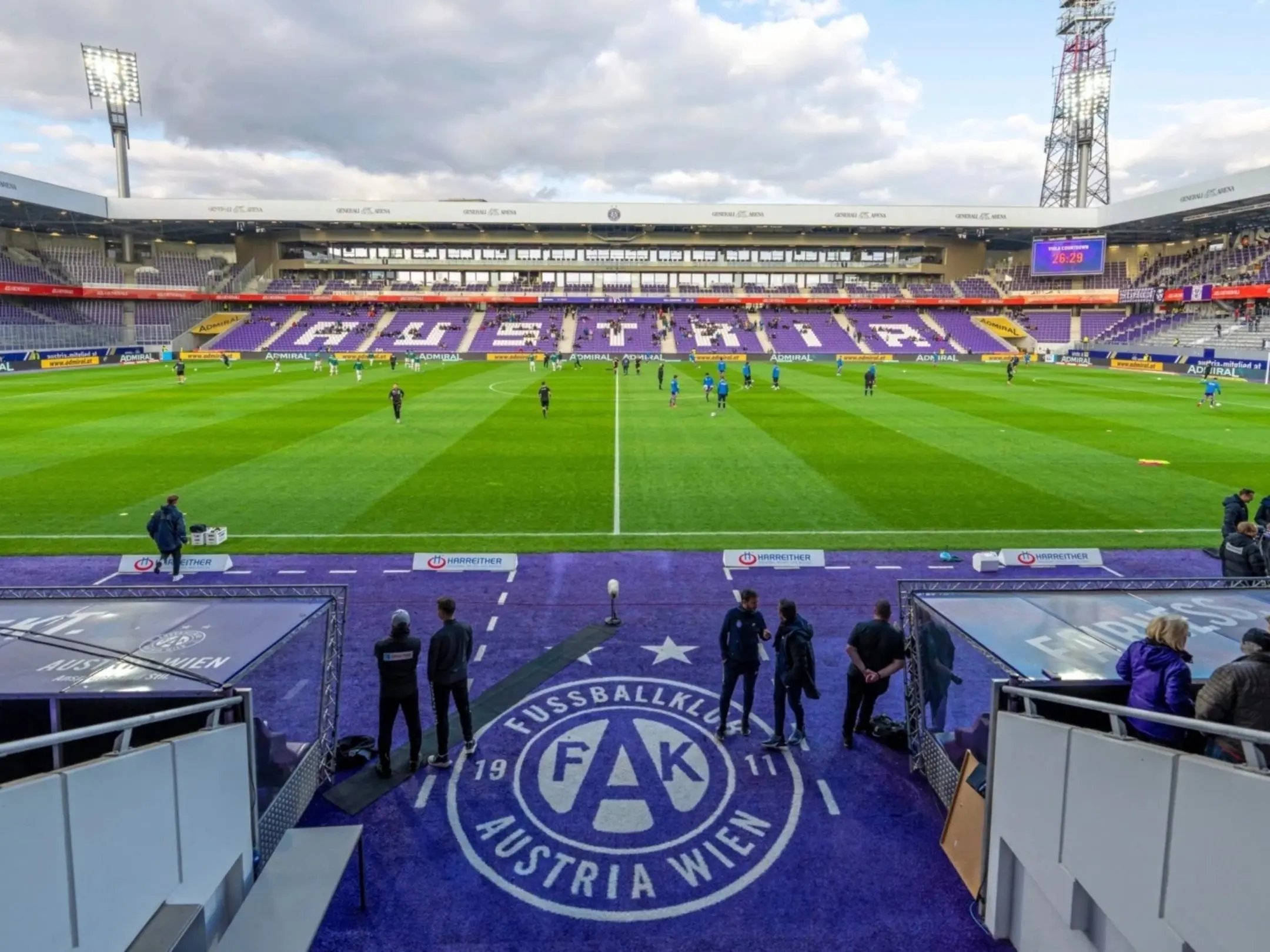 Quang cảnh tuyệt đẹp bên trong sân vận động Generali Arena