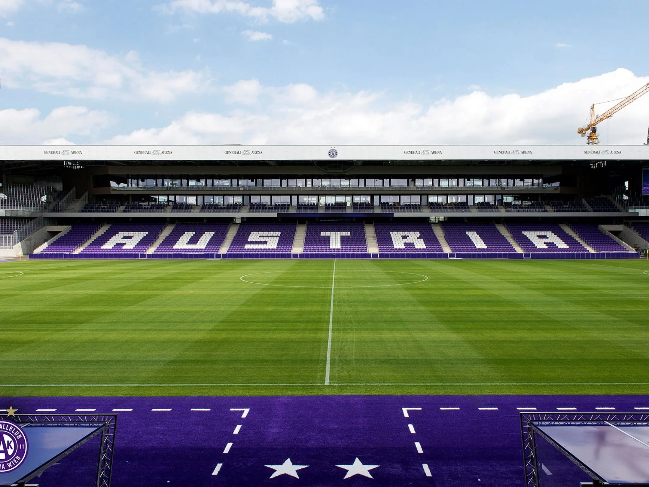 Sân vận động Generali Arena, một trong những sân đẹp nhất tại giải vô địch quốc gia Áo