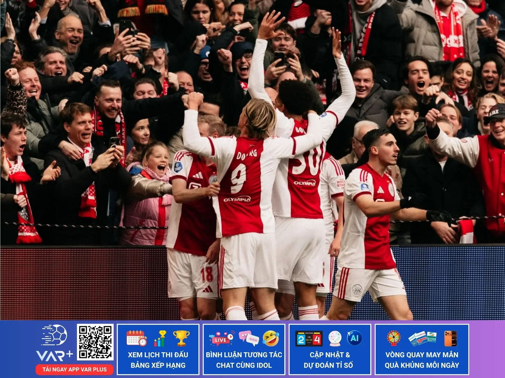 Câu lạc bộ bóng đá Ajax Amsterdam: Di sản khổng lồ chờ ngày bừng sáng 1 Câu lạc bộ bóng đá Ajax Amsterdam: Di sản khổng lồ chờ ngày bừng sáng