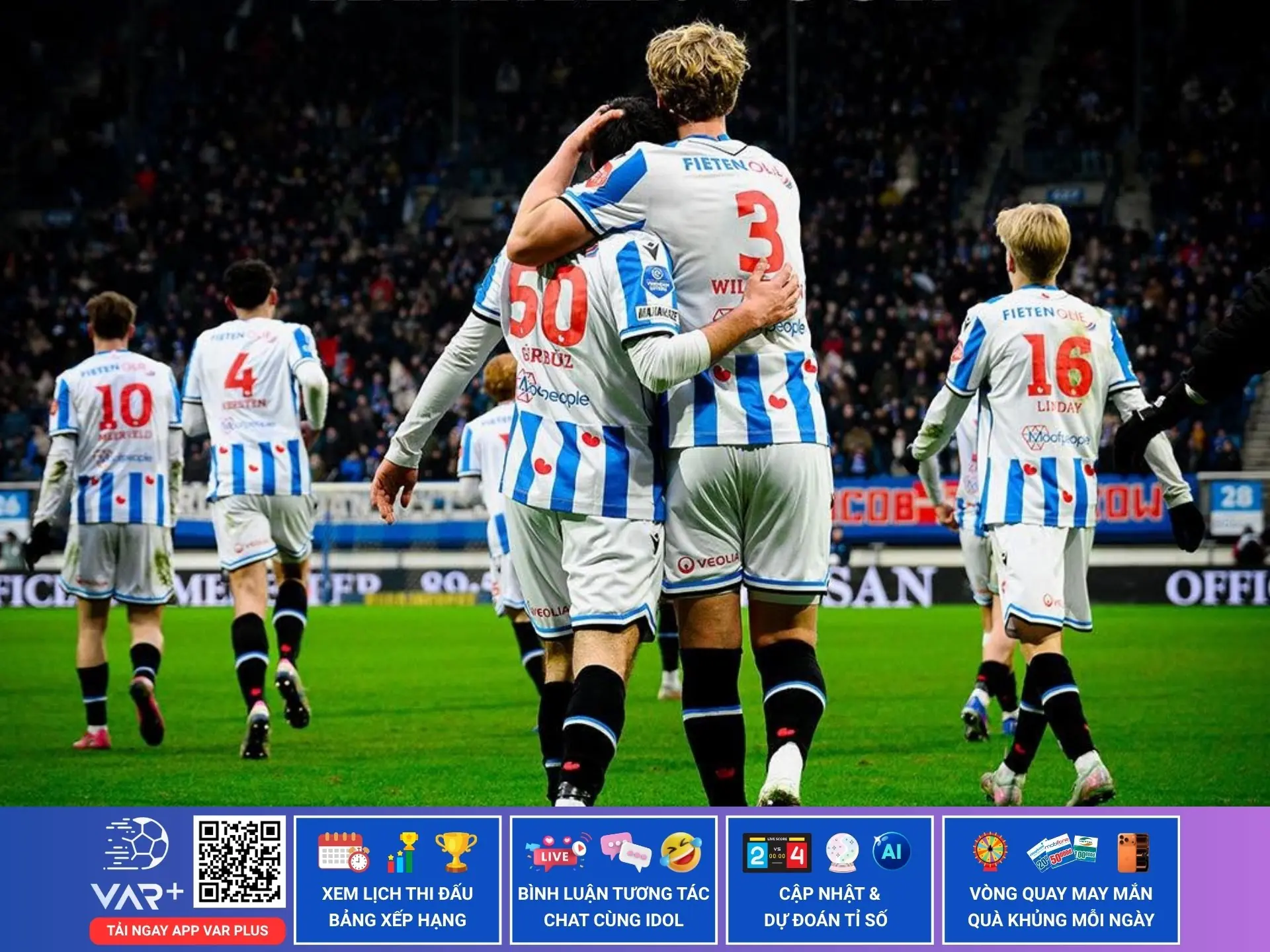 Câu lạc bộ bóng đá Heerenveen: Khi Abe Lenstra Stadion sáng đèn giữa vùng Friesland 1 Câu lạc bộ bóng đá Heerenveen: Khi Abe Lenstra Stadion sáng đèn giữa vùng Friesland