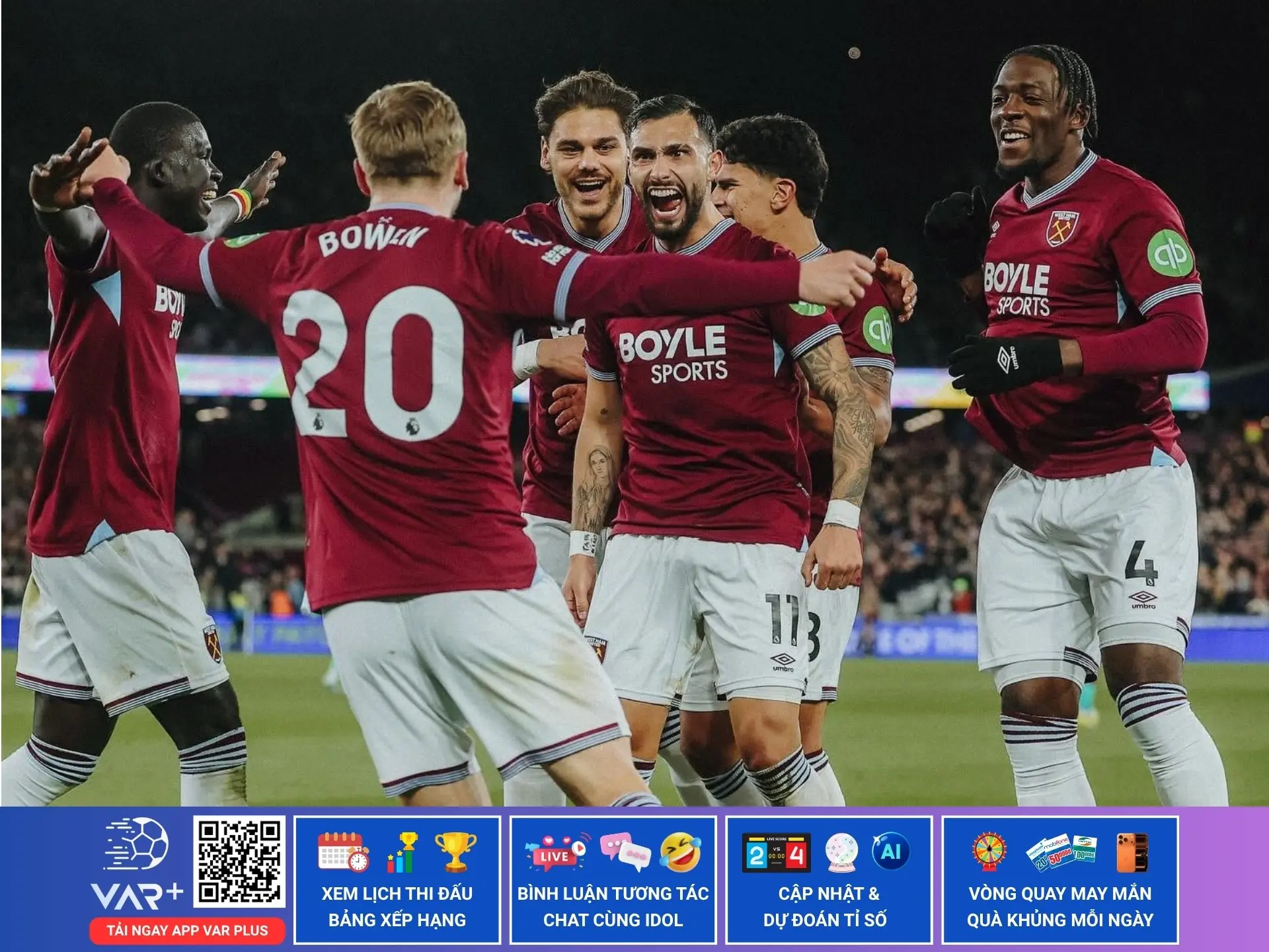 Câu lạc bộ bóng đá West Ham United và bài học đứng dậy sau vấp ngã 1 Câu lạc bộ bóng đá West Ham United và bài học đứng dậy sau vấp ngã