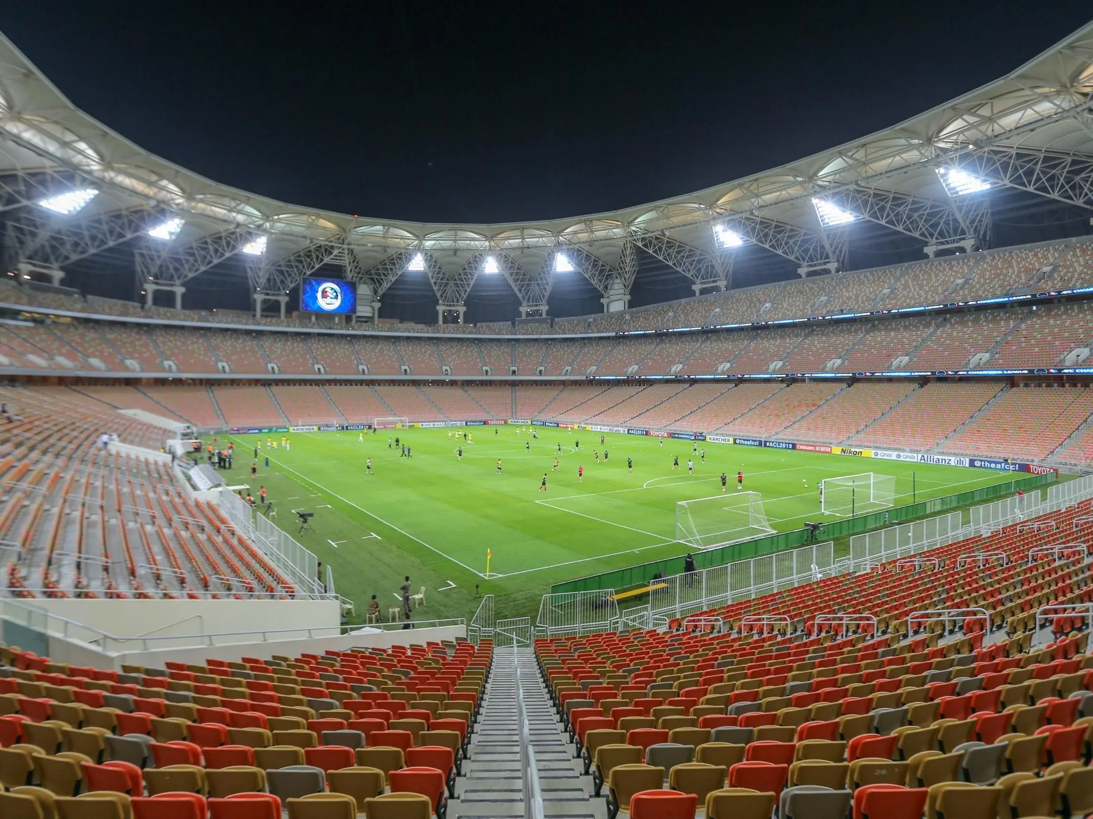 Quang cảnh bên trong sân vận động Alinma Stadium.