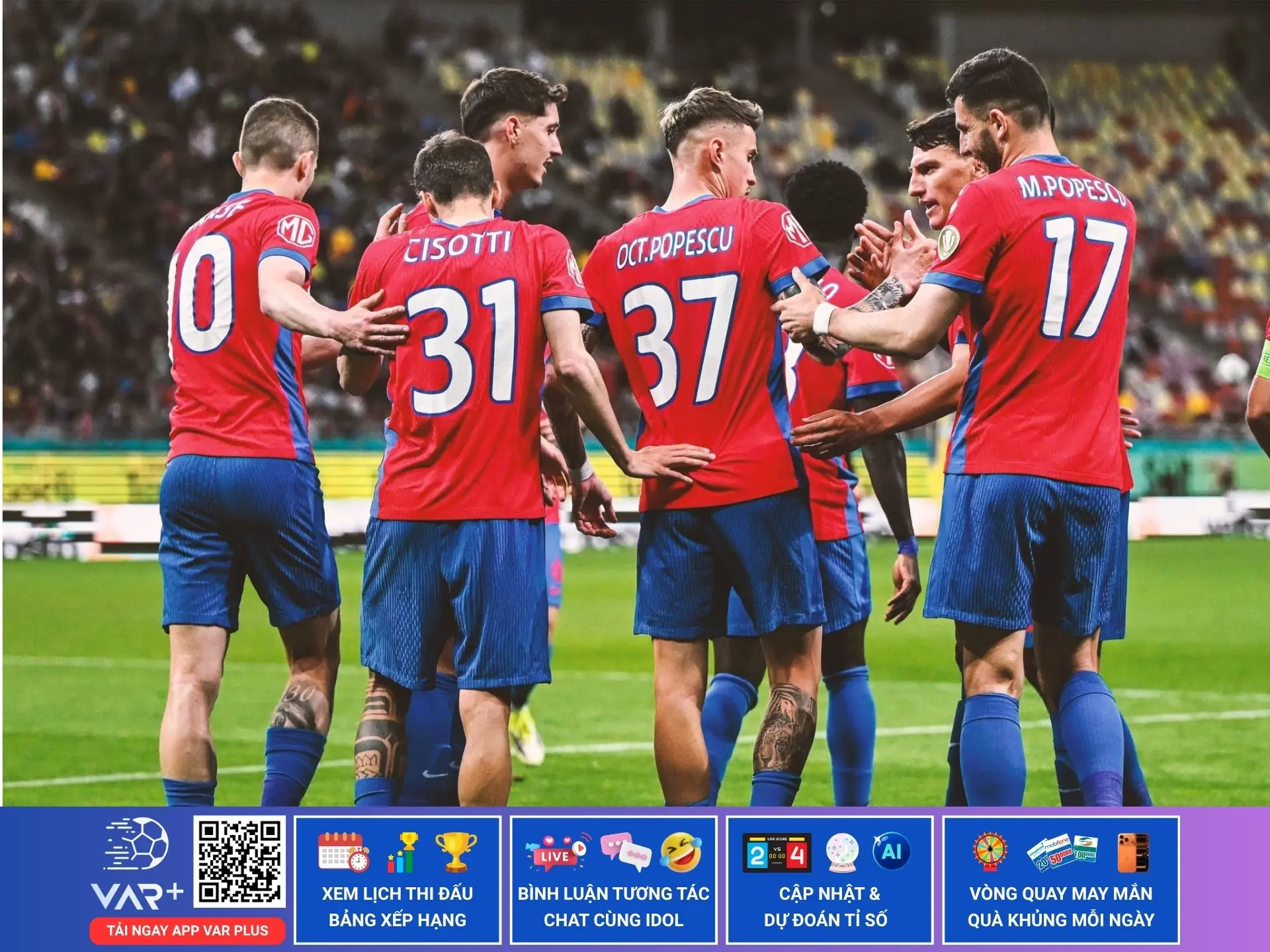 Câu lạc bộ bóng đá FCSB: Khi National Arena rực sáng trong sắc đỏ xanh huyền thoại 1 Câu lạc bộ bóng đá FCSB: Khi National Arena rực sáng trong sắc đỏ xanh huyền thoại