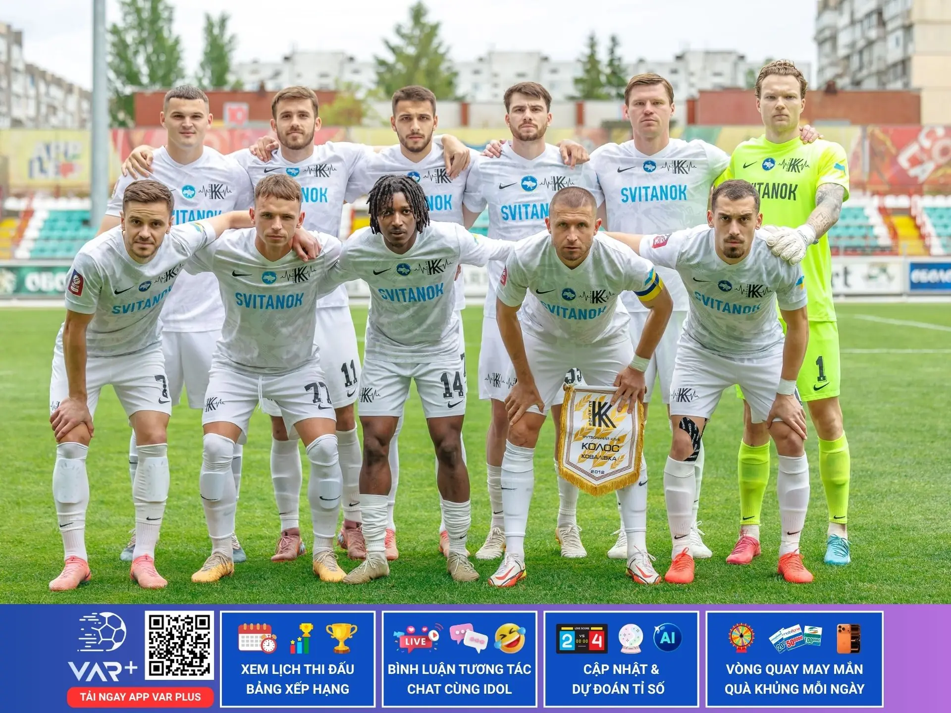 Câu lạc bộ bóng đá Kolos Kovalivka: Hành trình vươn mình đầy kiên cường tại giải Ukraine 1 Câu lạc bộ bóng đá Kolos Kovalivka: Hành trình vươn mình đầy kiên cường tại giải Ukraine