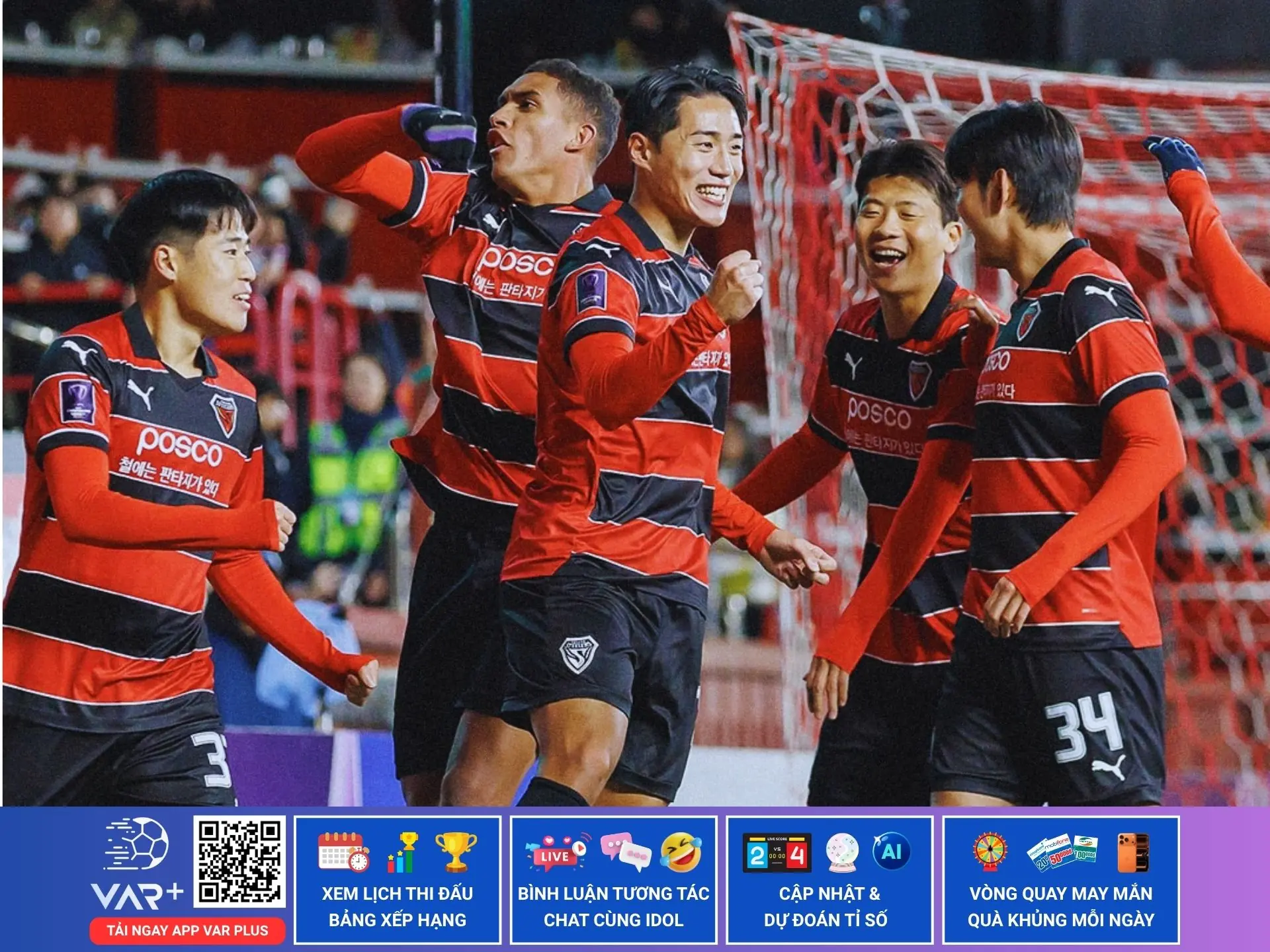 Câu lạc bộ bóng đá Pohang Steelers: Từ lò thép Pohang đến đỉnh cao châu Á 1 Câu lạc bộ bóng đá Pohang Steelers: Từ lò thép Pohang đến đỉnh cao châu Á