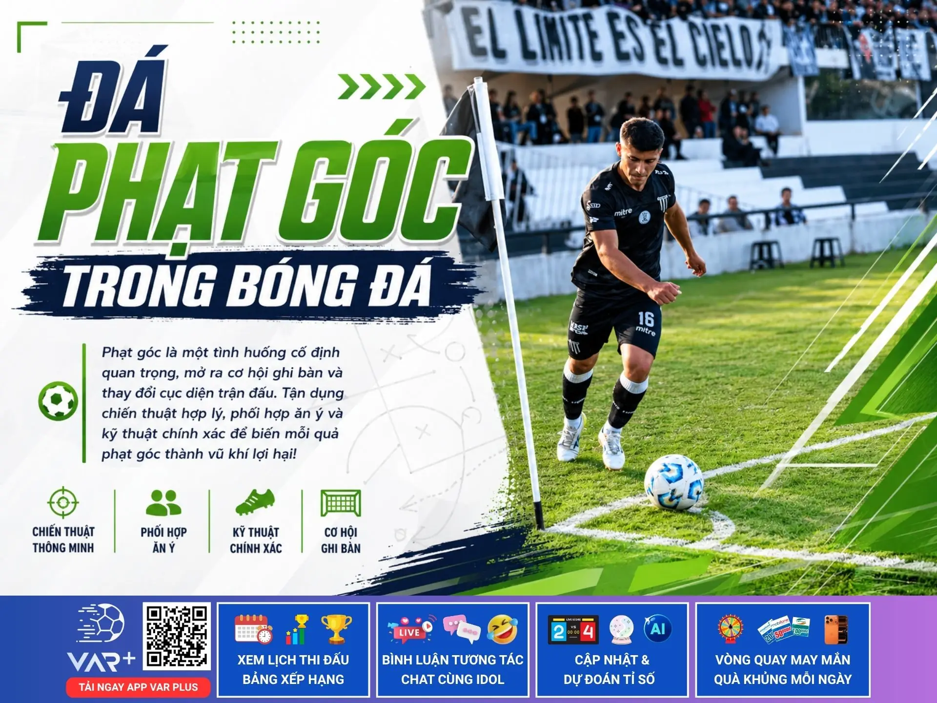 Đá phạt góc: ngày càng có tính sát thương cao hơn nhờ nghệ thuật dàn xếp 1 Đá phạt góc: ngày càng có tính sát thương cao hơn nhờ nghệ thuật dàn xếp