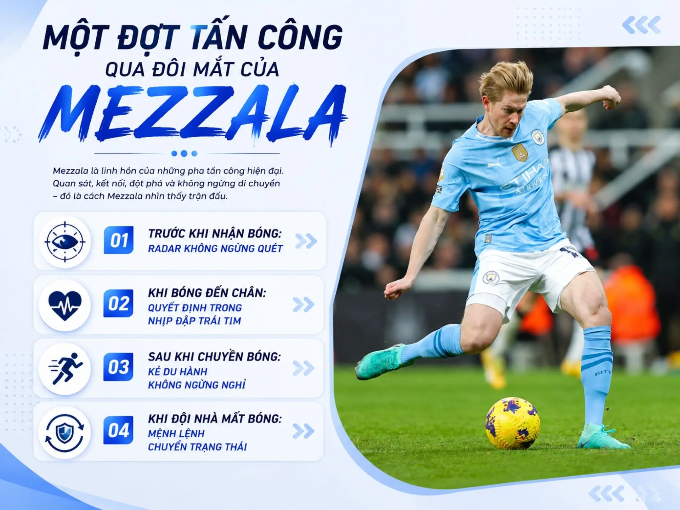 Mezzala là gì? Những kẻ khai phá vùng đất giữa trung lộ và đường biên 2 Một đợt tấn công qua đôi mắt của Mezzala
