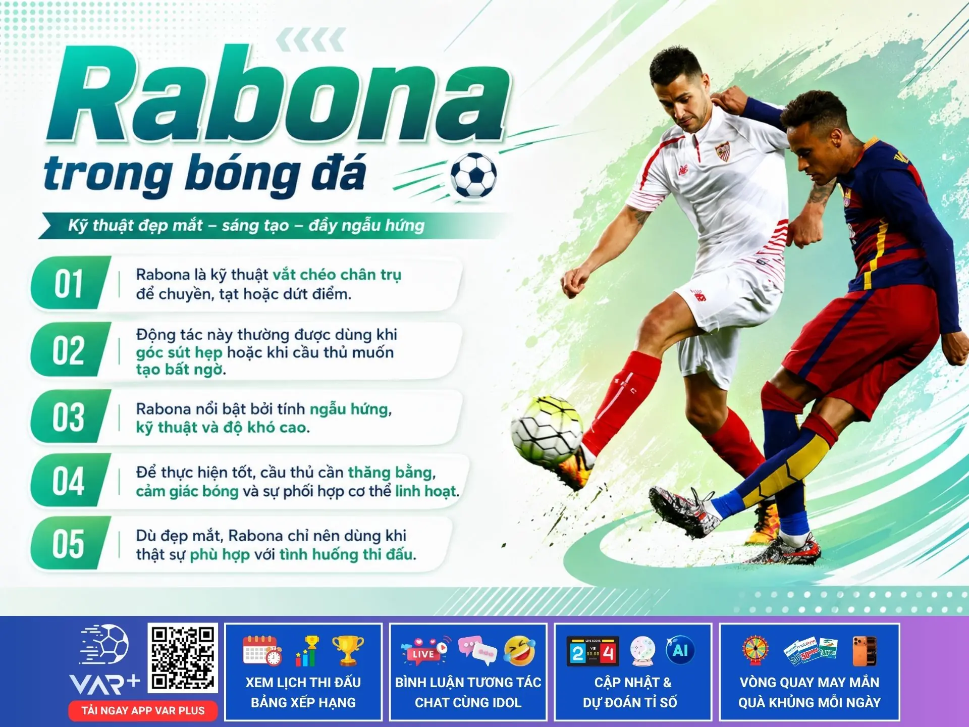 Rabona là gì? Nghệ thuật vắt chéo đôi chân trong bóng đá 1 Rabona là gì? Nghệ thuật vắt chéo đôi chân trong bóng đá