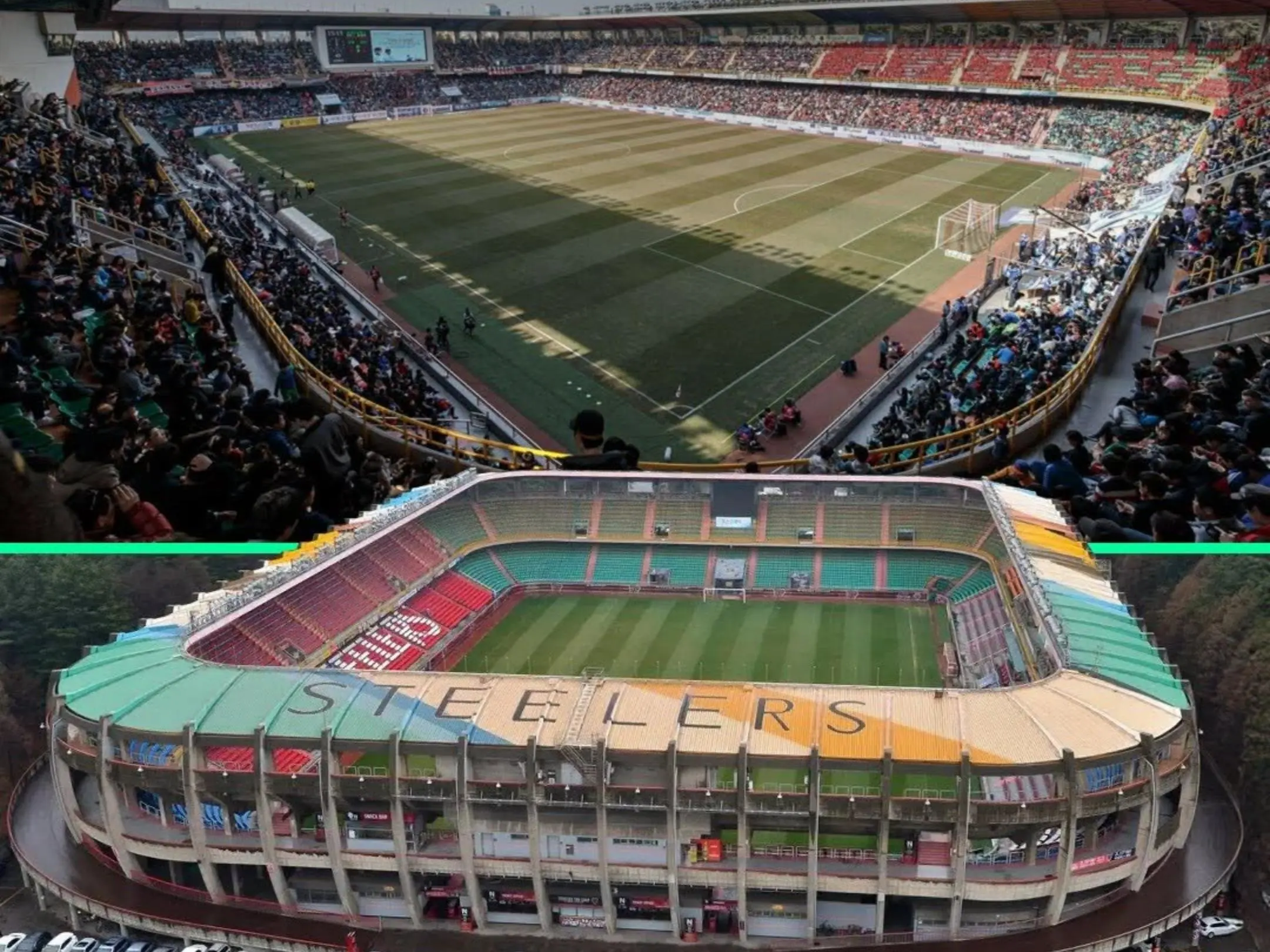 Câu lạc bộ bóng đá Pohang Steelers: Từ lò thép Pohang đến đỉnh cao châu Á 4 Sân nhà của câu lạc bộ bóng đá Pohang Steelers là sân vận động Pohang Steel Yard.