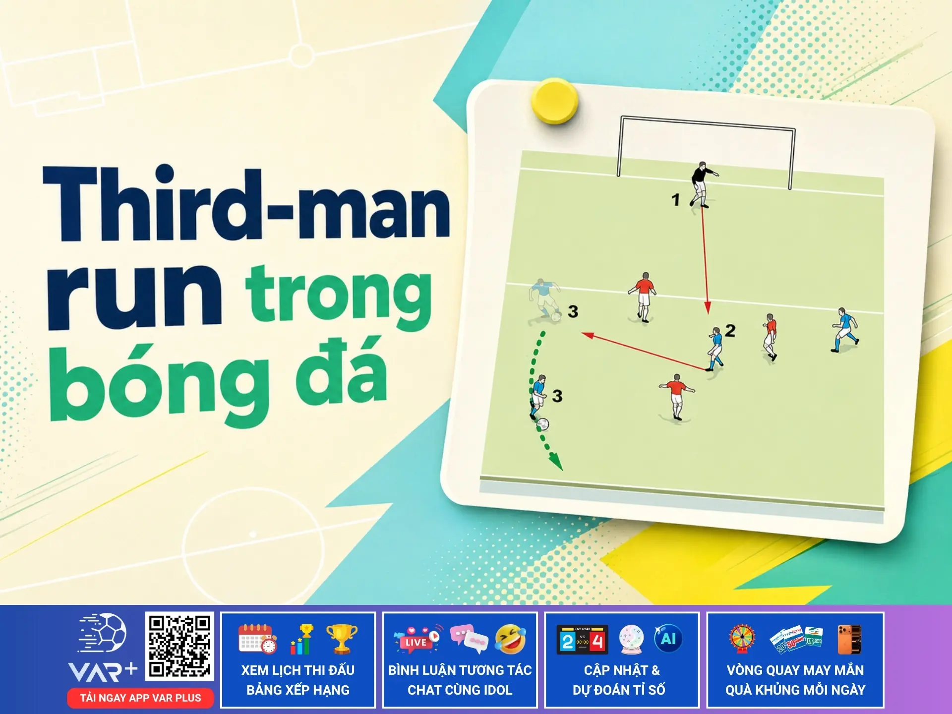 Third-man run trong bóng đá: Khi người không chạm bóng trở thành nhân vật chính 1 Third-man run trong bóng đá: Khi người không chạm bóng trở thành nhân vật chính