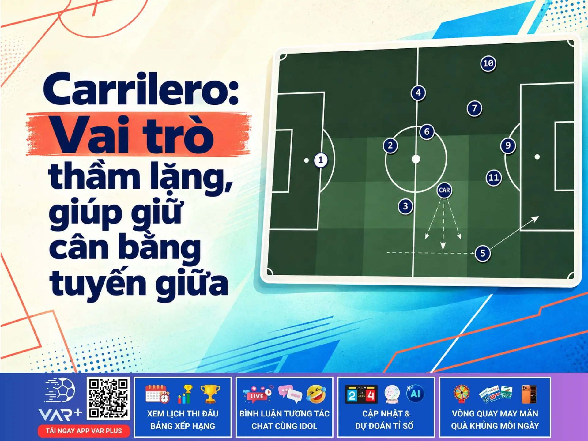 Carrilero là gì? Vai trò thầm lặng, giúp giữ cân bằng tuyến giữa