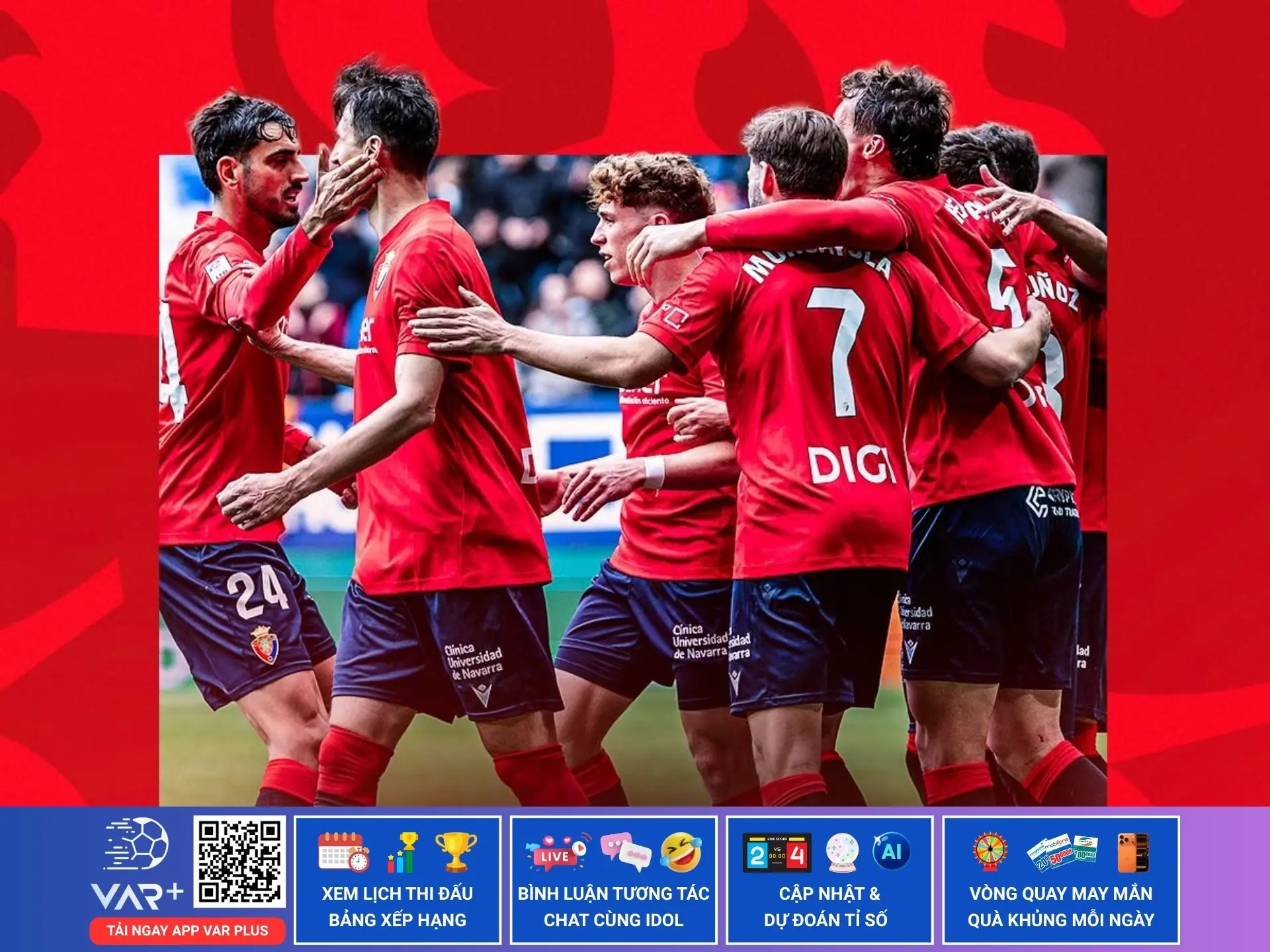 Câu lạc bộ CA Osasuna: Niềm kiêu hãnh không khuất phục của Navarra 1 Câu lạc bộ CA Osasuna: Niềm kiêu hãnh không khuất phục của Navarra