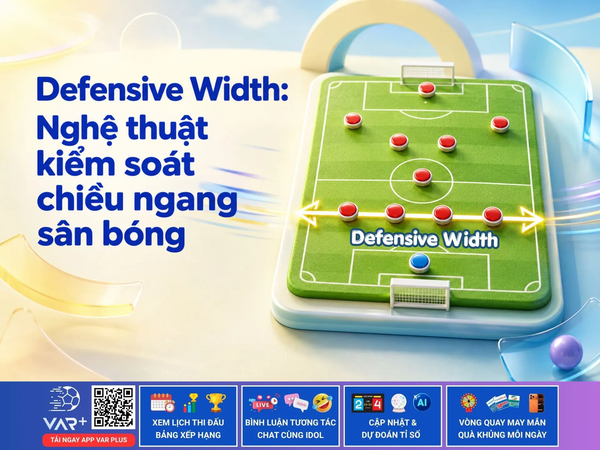 Defensive Width: Nghệ thuật kiểm soát chiều ngang sân bóng 1 Defensive Width: Nghệ thuật kiểm soát chiều ngang sân bóng