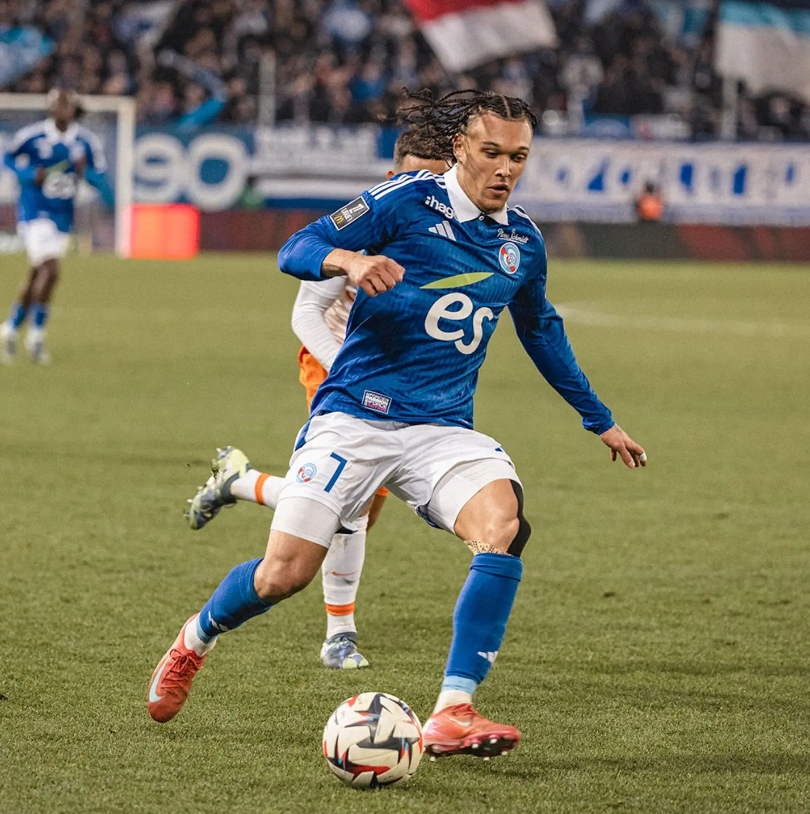 Diego Moreira trong màu áo Strasbourg