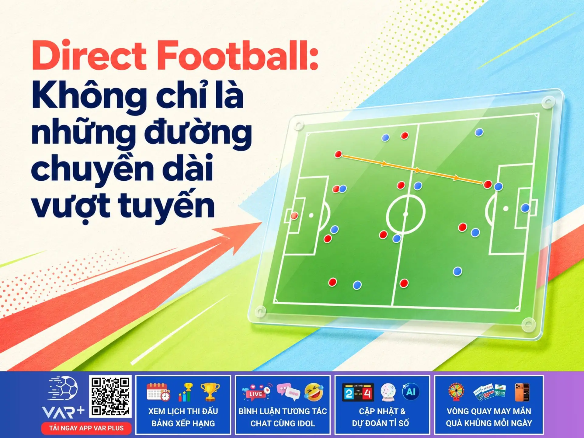 Direct Football: Không chỉ là những đường chuyền dài vượt tuyến