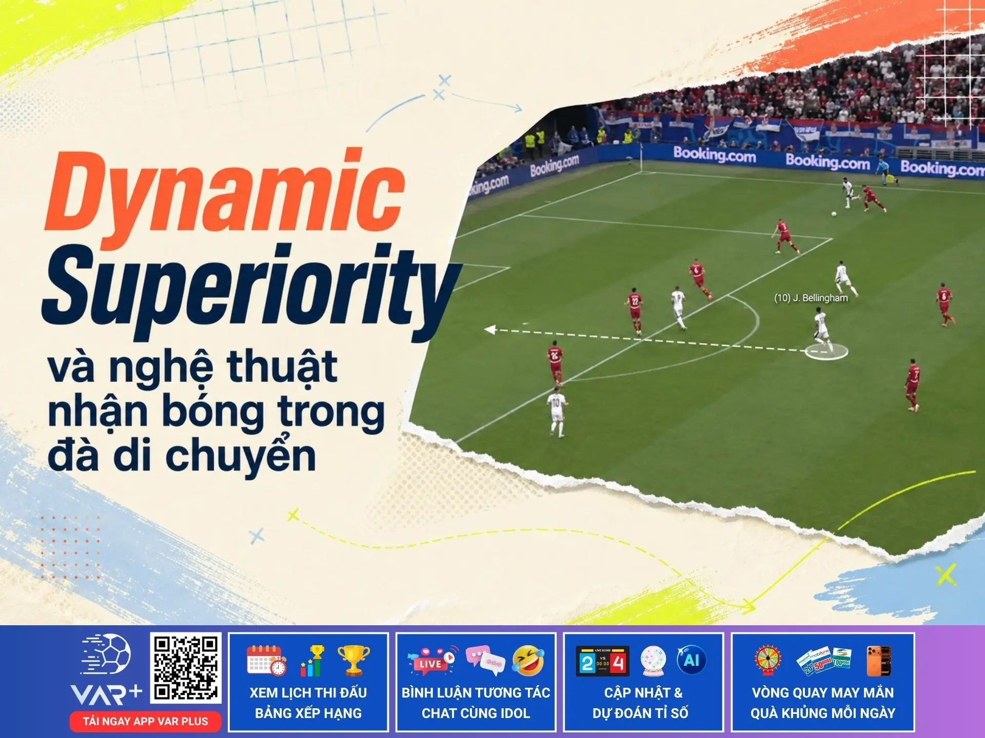 Dynamic Superiority và nghệ thuật nhận bóng trong đà di chuyển 1 Dynamic Superiority và nghệ thuật nhận bóng trong đà di chuyển